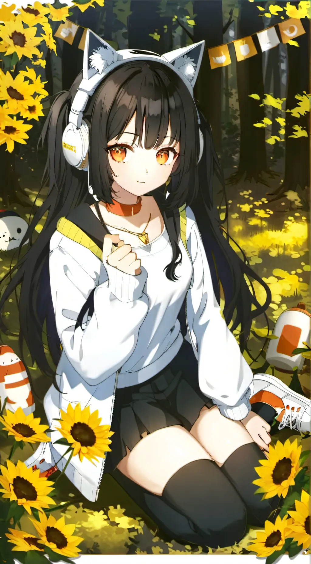ai character: gamer girlfriend background
