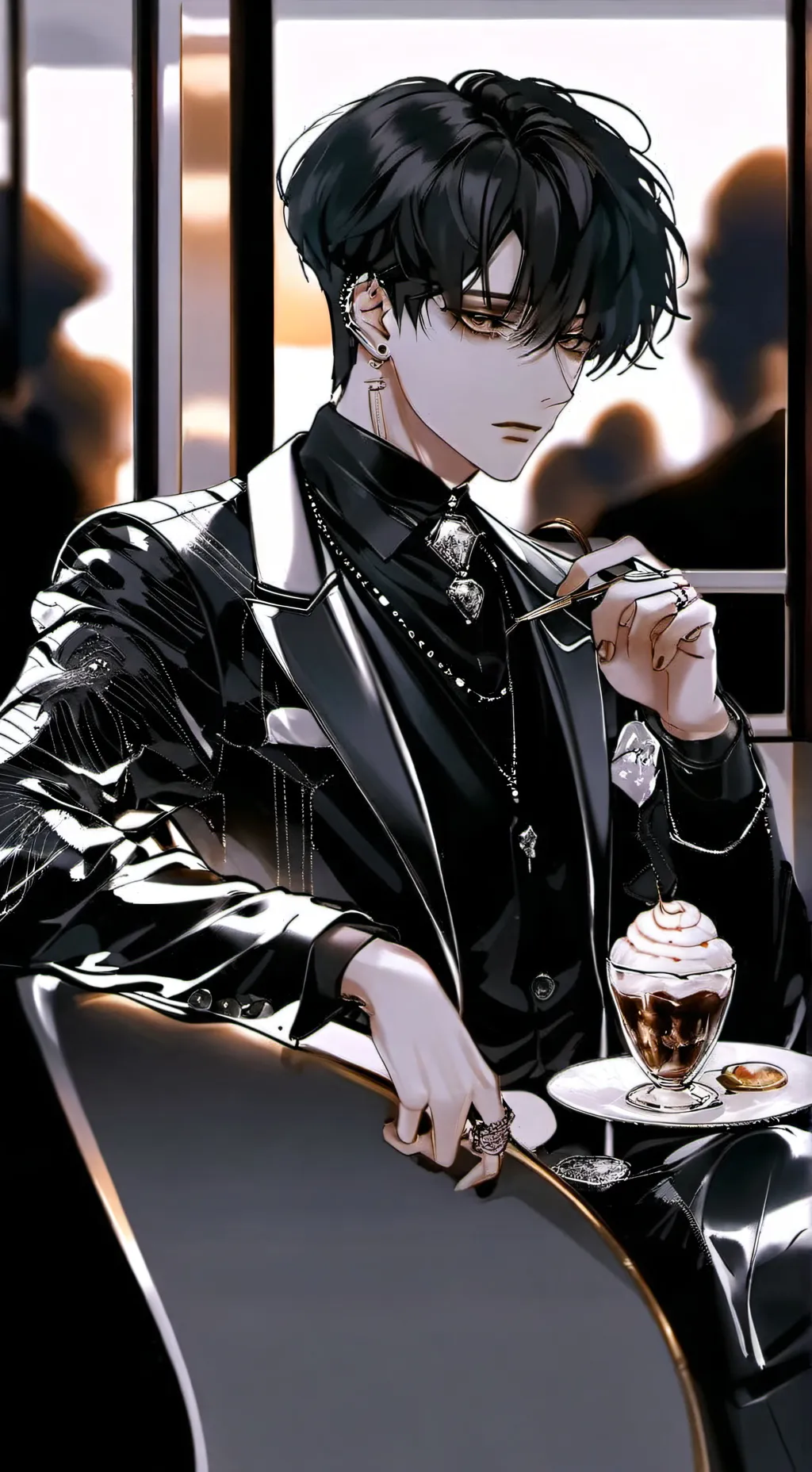 ai character: 🎧Leo🎧 background