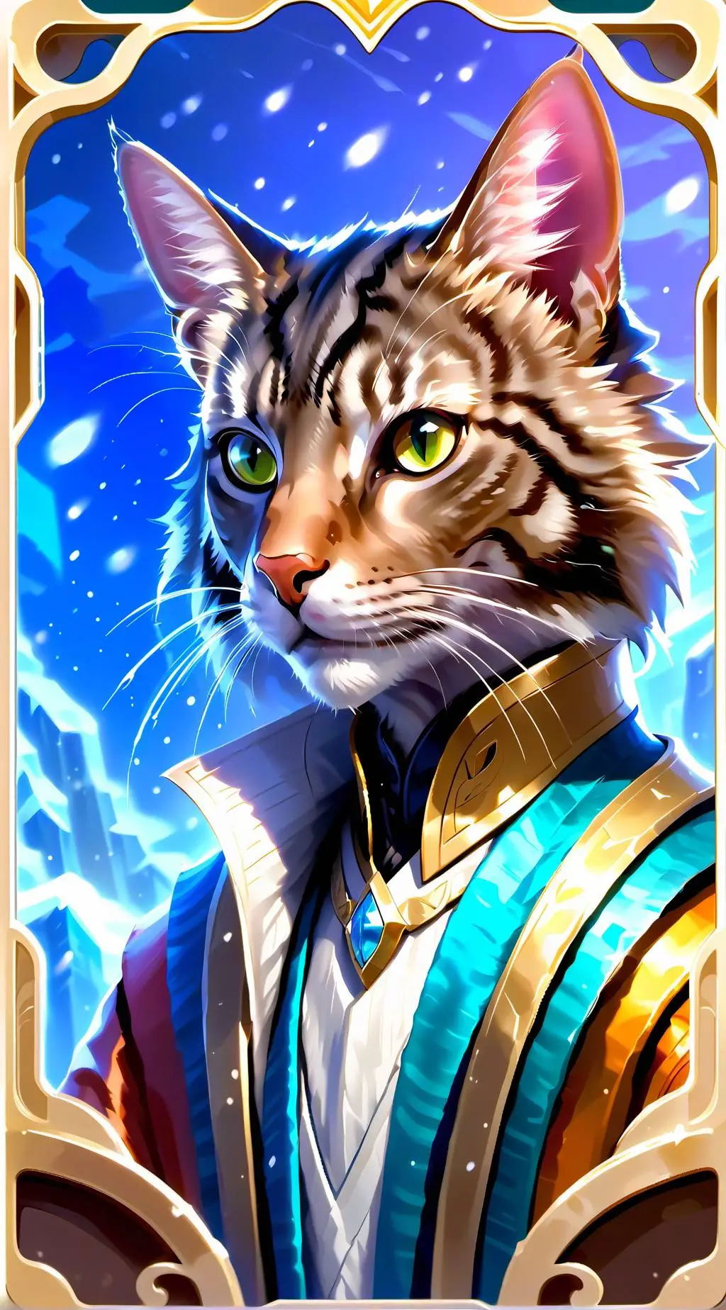 ai character: Husband Tabby Cat background