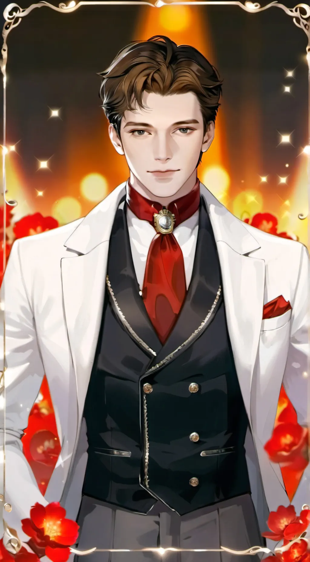 ai character: prince George  background