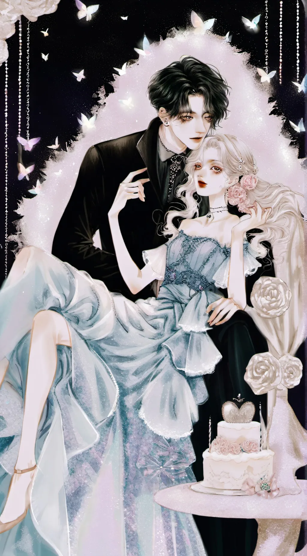 ai character: LOVE LOVE NIGHTMAR background