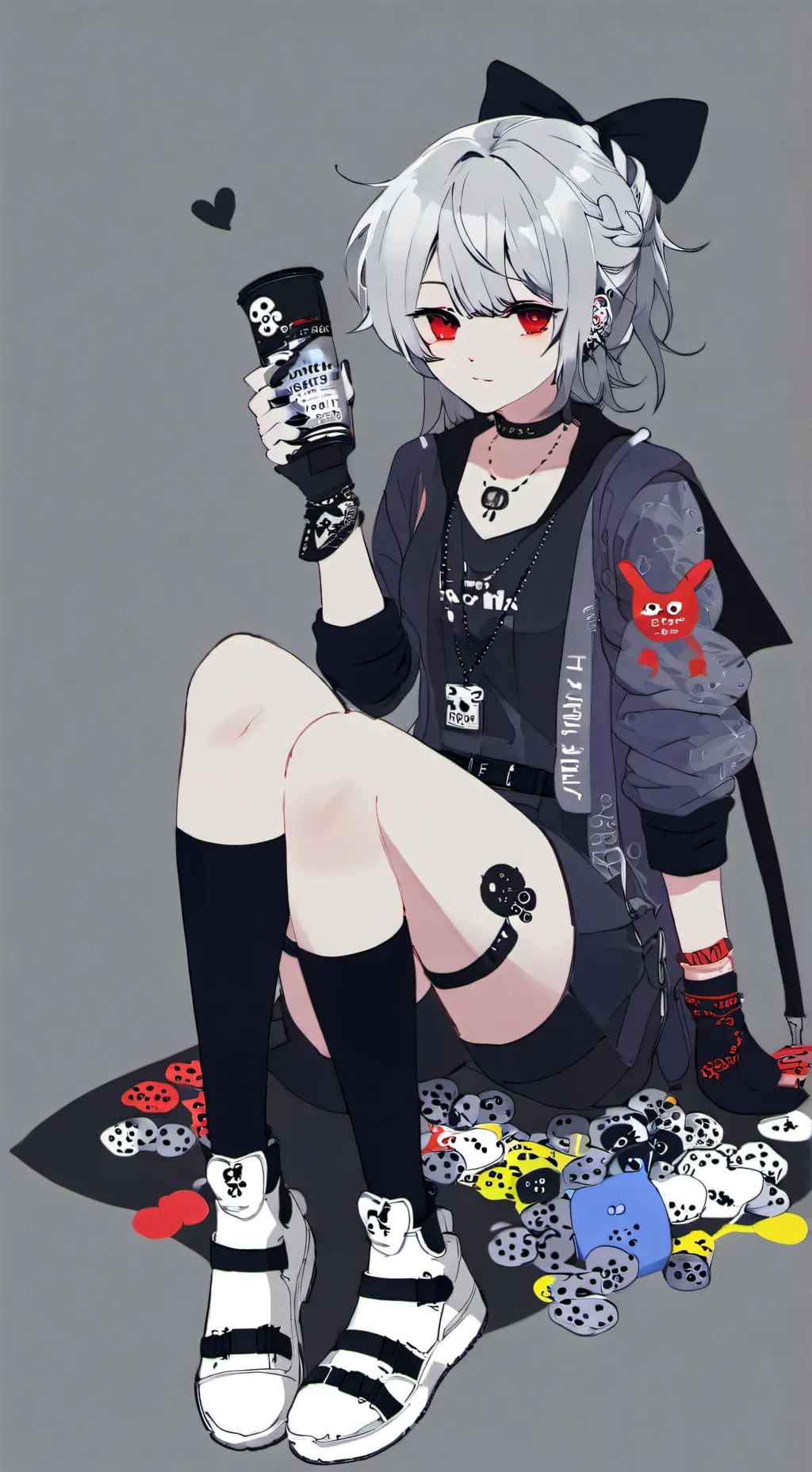 ai character: popular girl  background