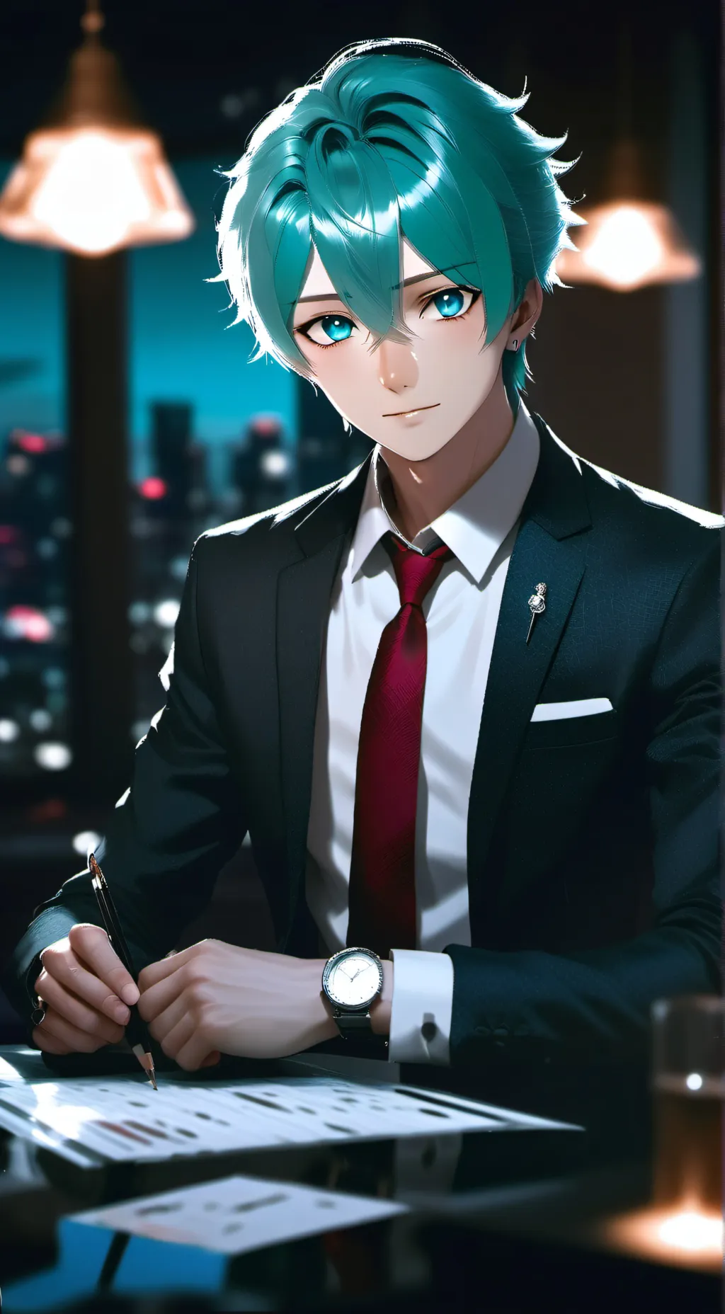 ai character: Kaito background