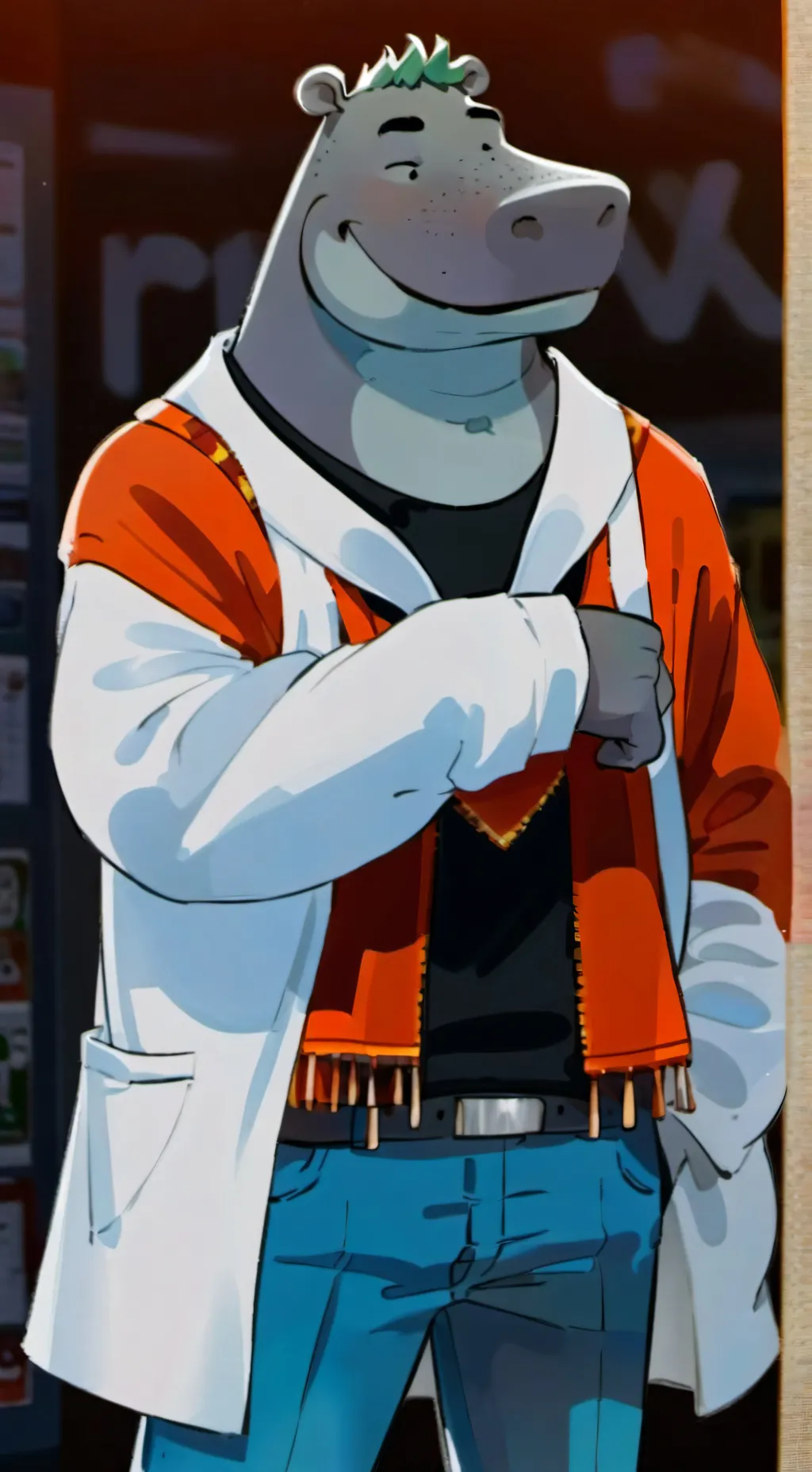 ai character: Flavio  background
