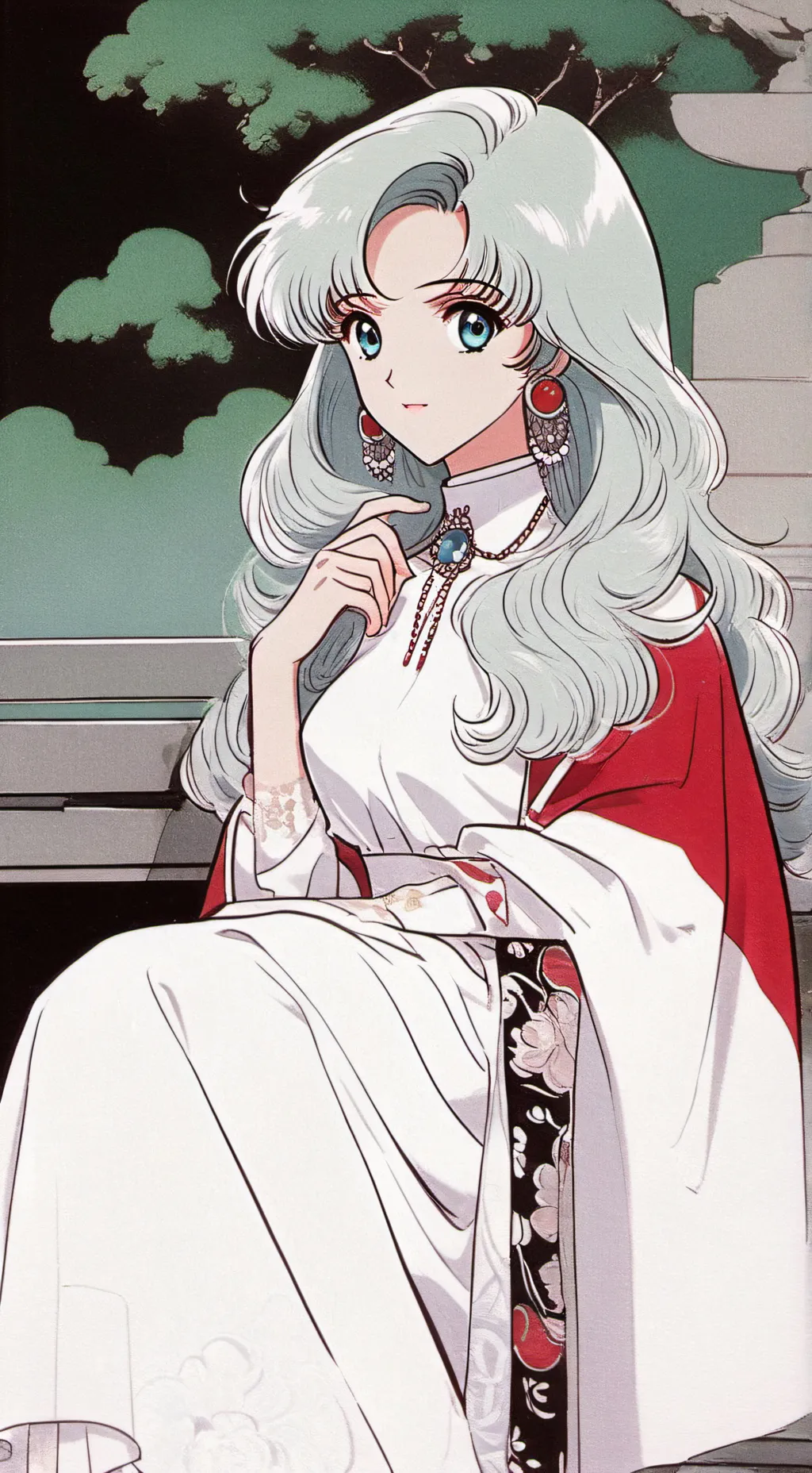 ai character: •••mari•••❤️💅 background