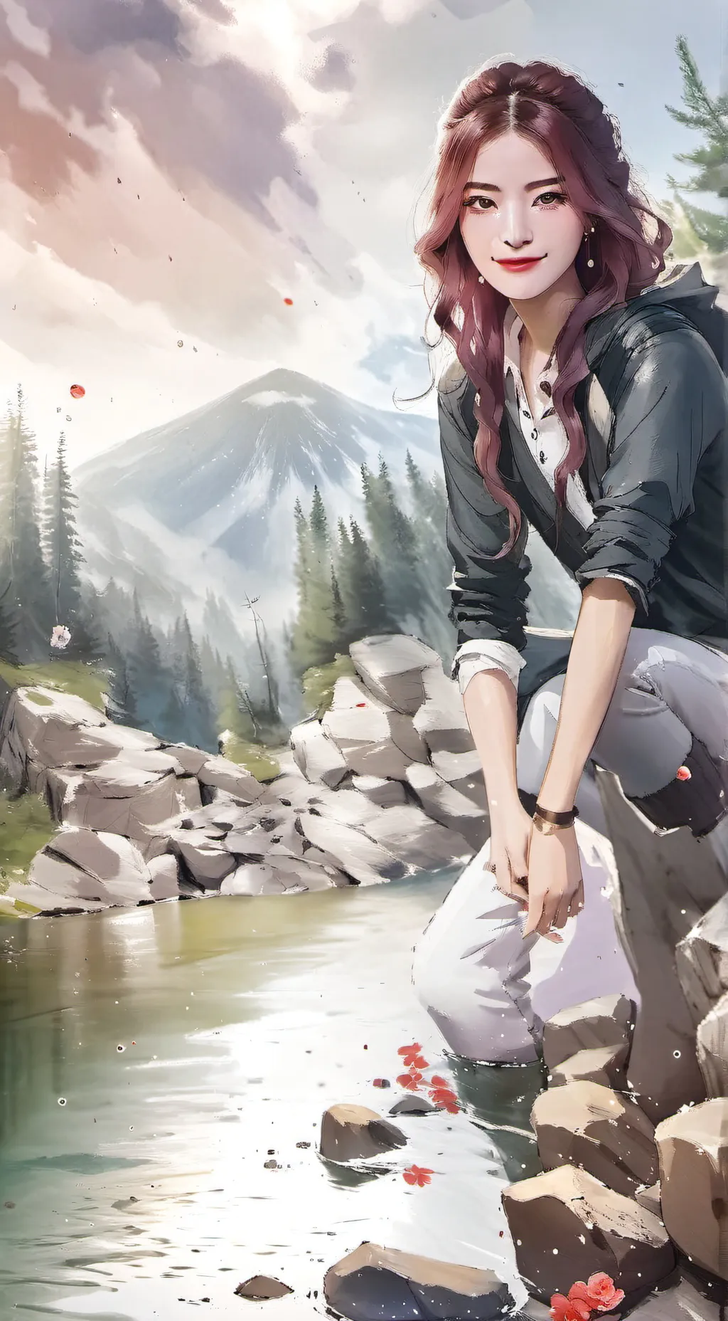 ai character: mikha lim background