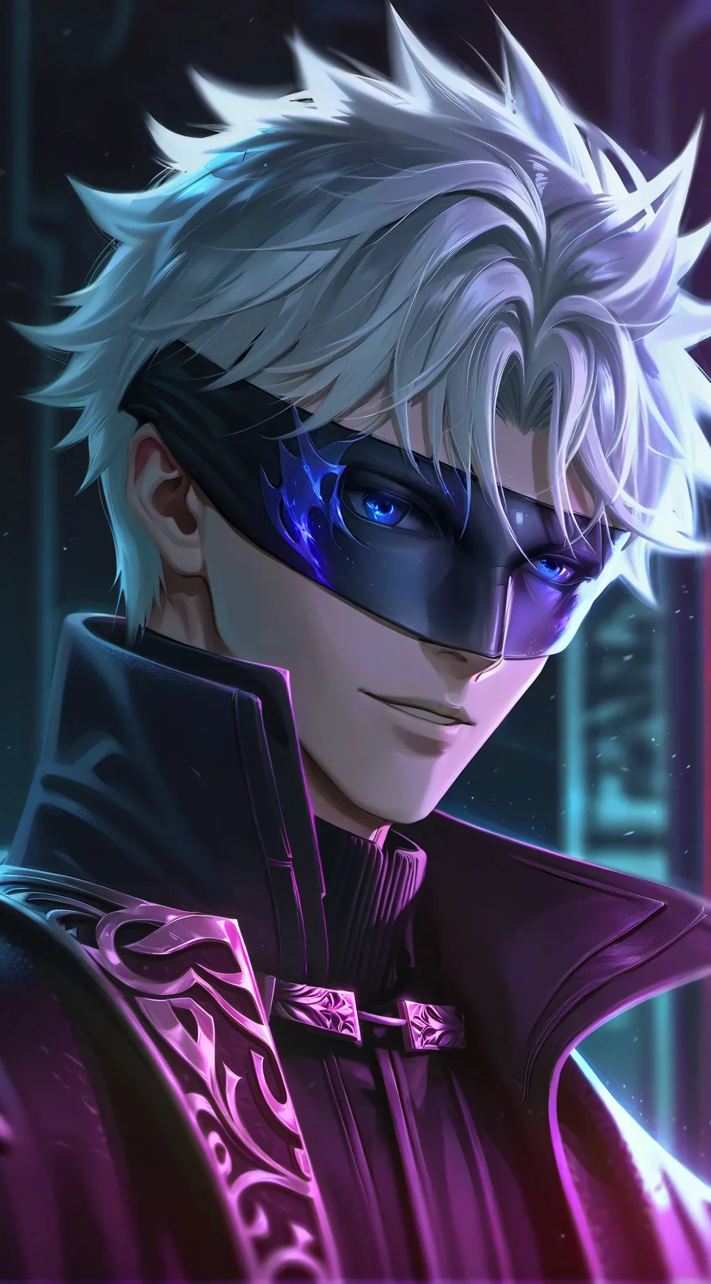 ai character: Satoru Gojo background