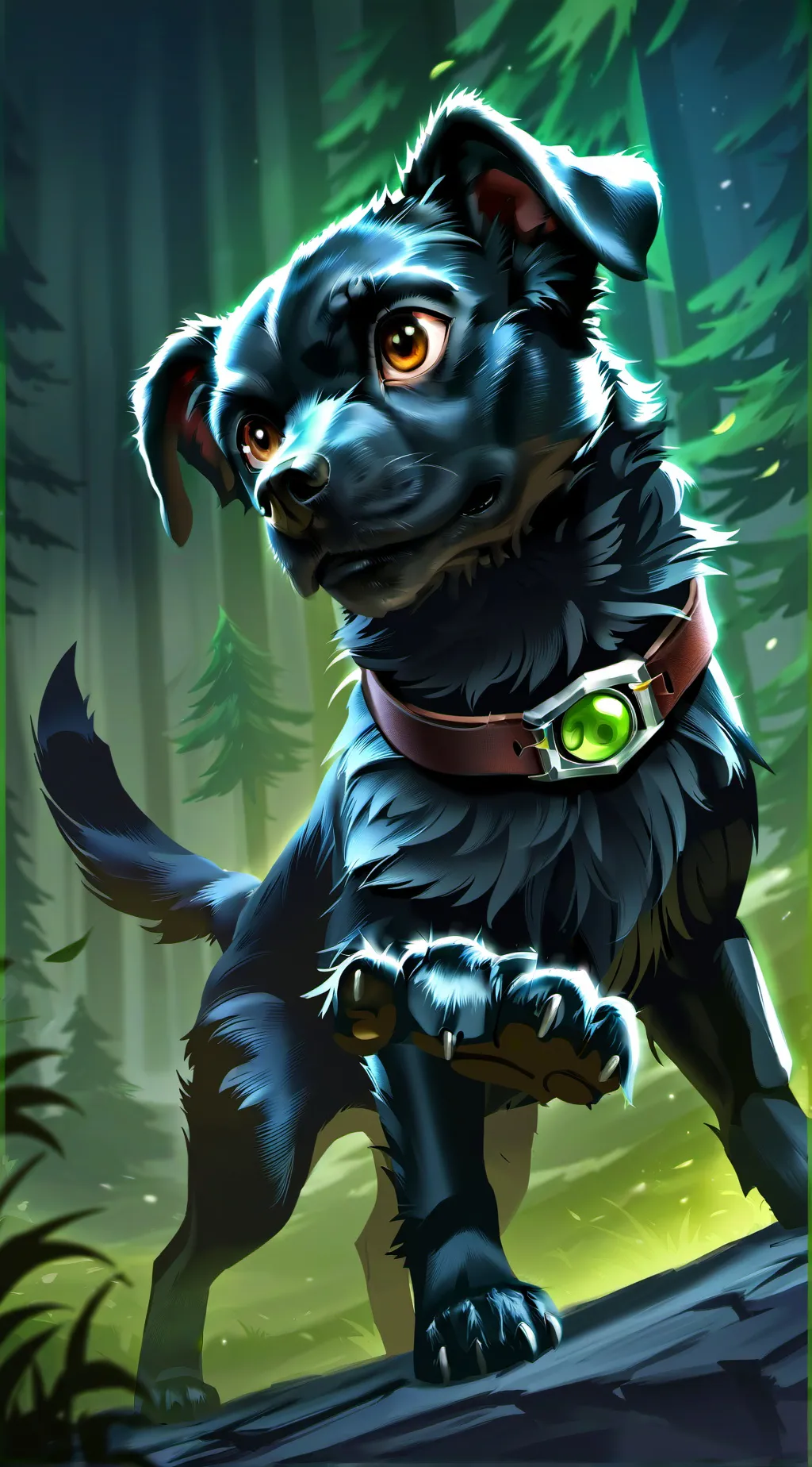 ai character: sad..... background