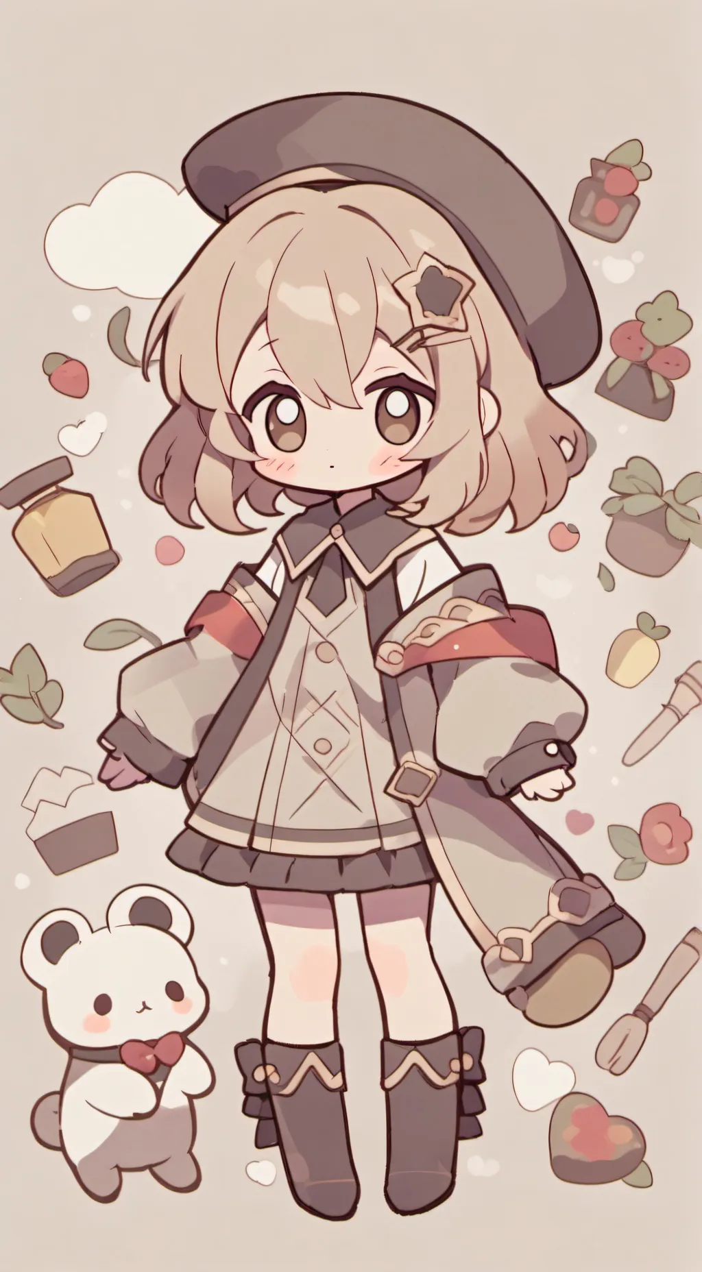 ai character: gone crazy background
