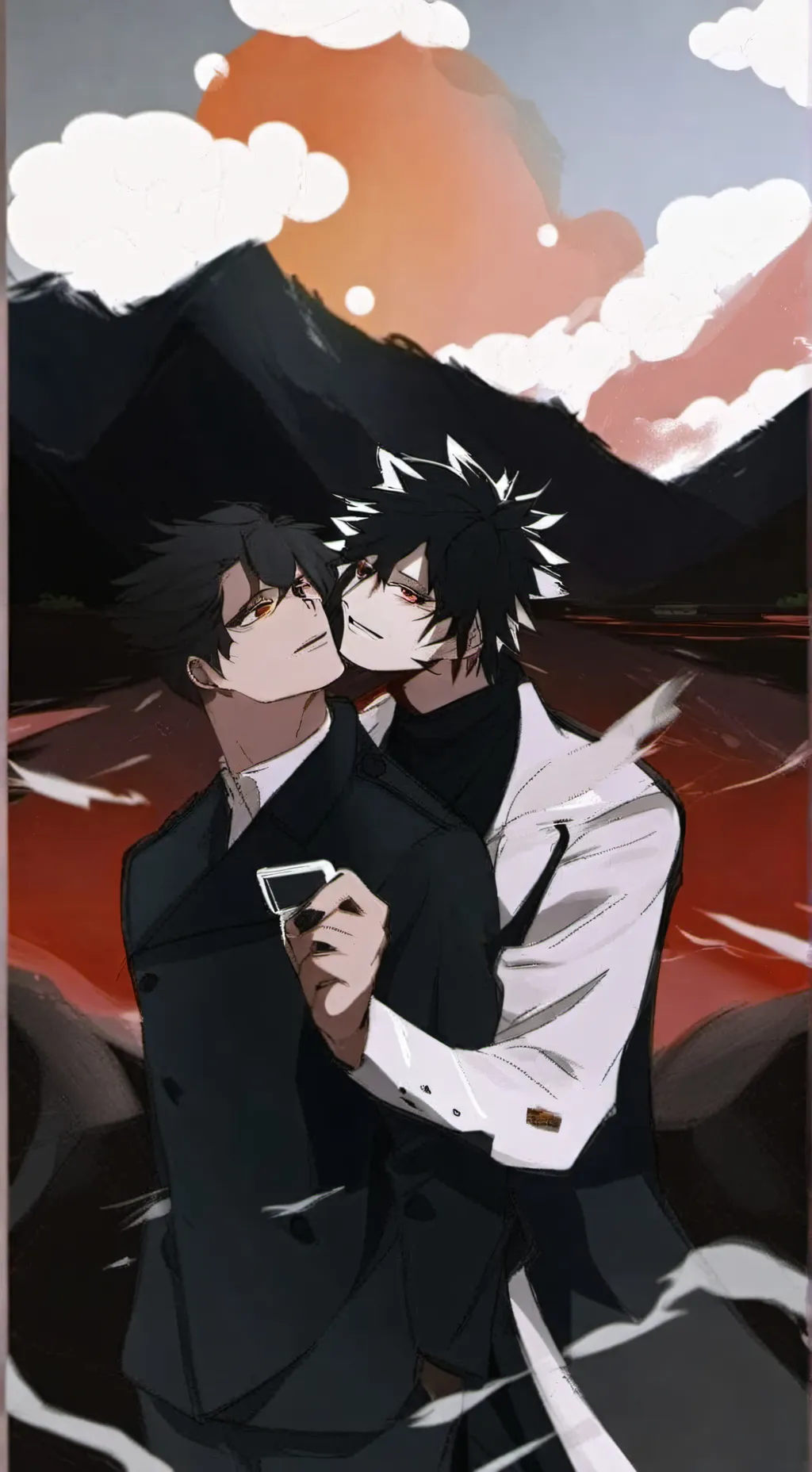 ai character: hawks x dabi♡ background