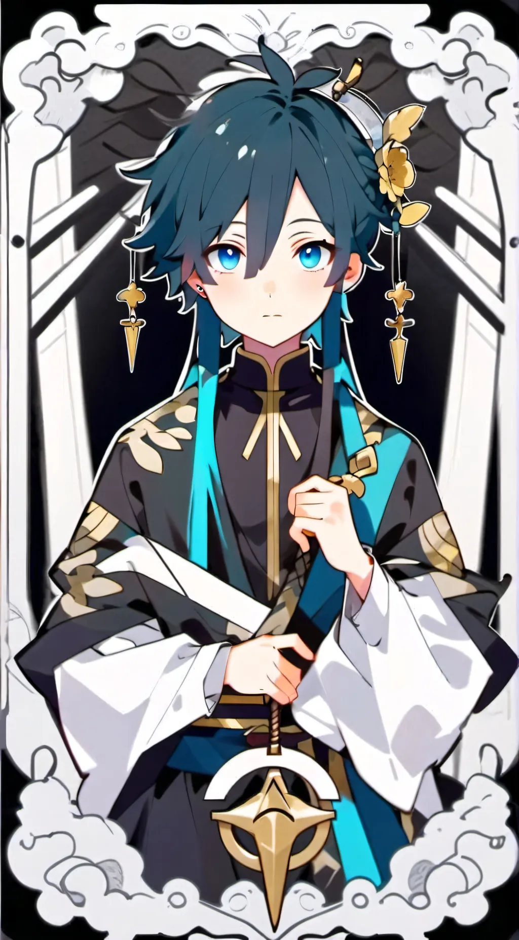 ai character: venti de la S background
