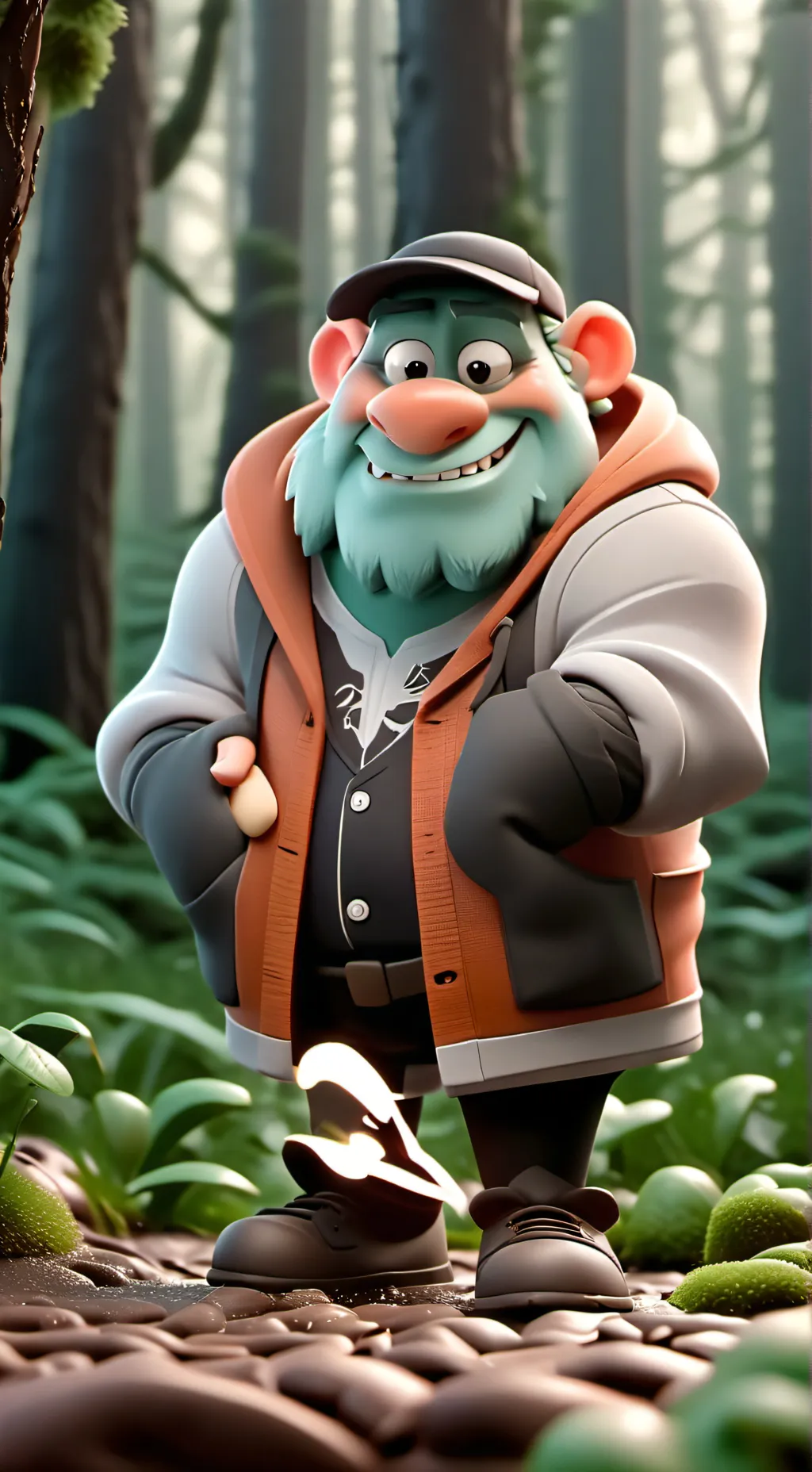 ai character: muchas preguntas background
