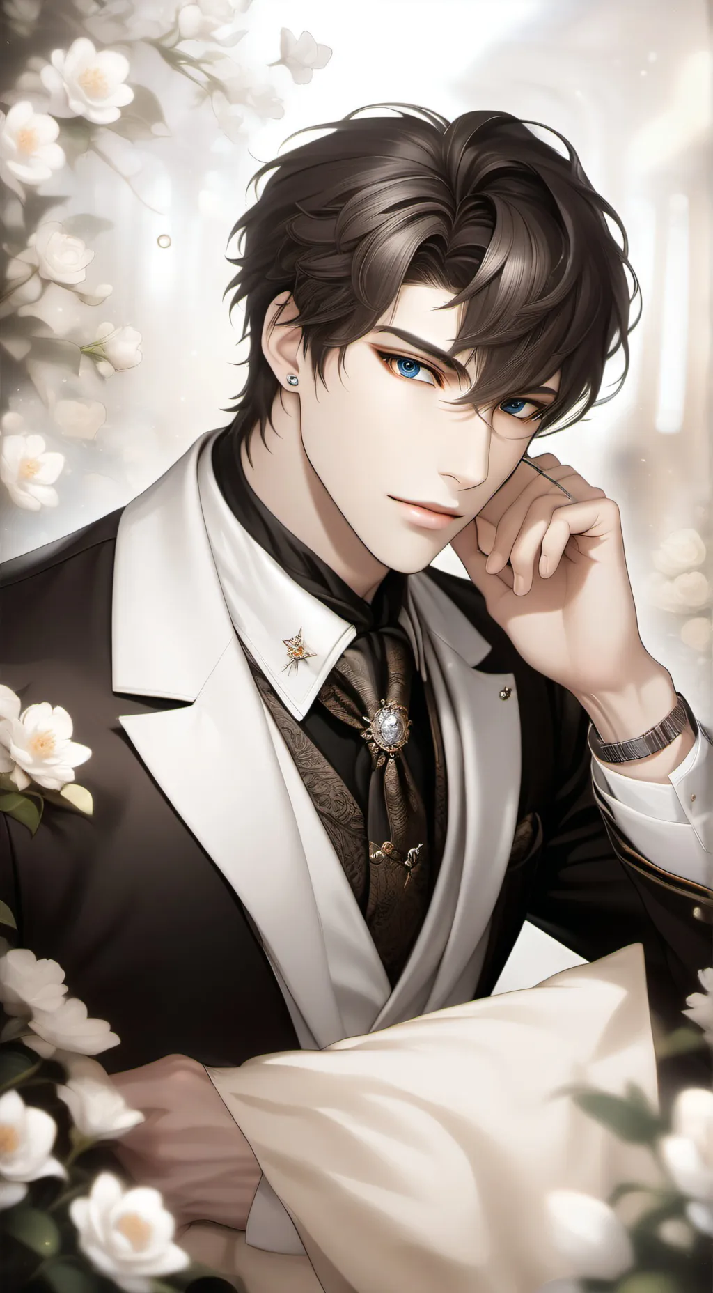 ai character: Lucas  background