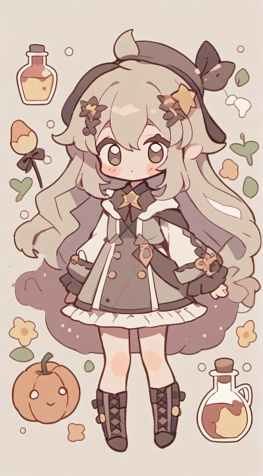 ai character: cute potion/Chuay background