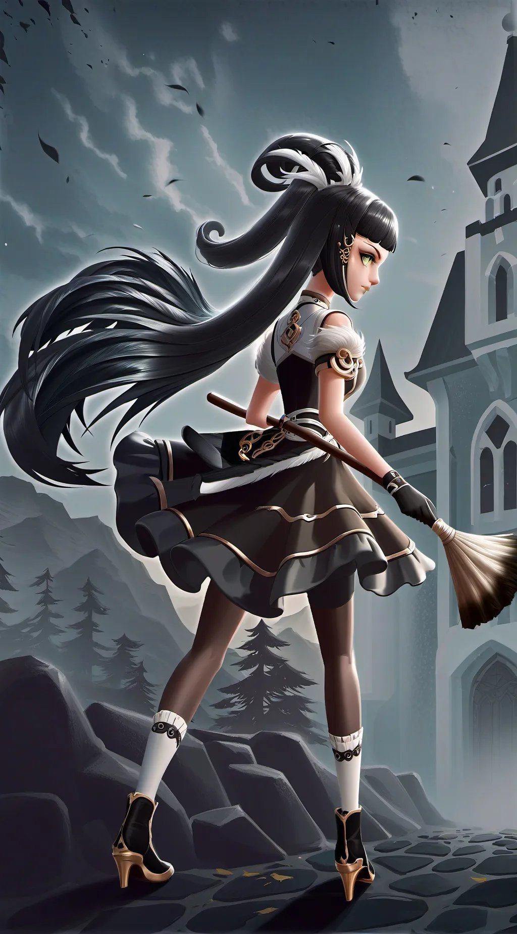 ai character: Lizzy  background