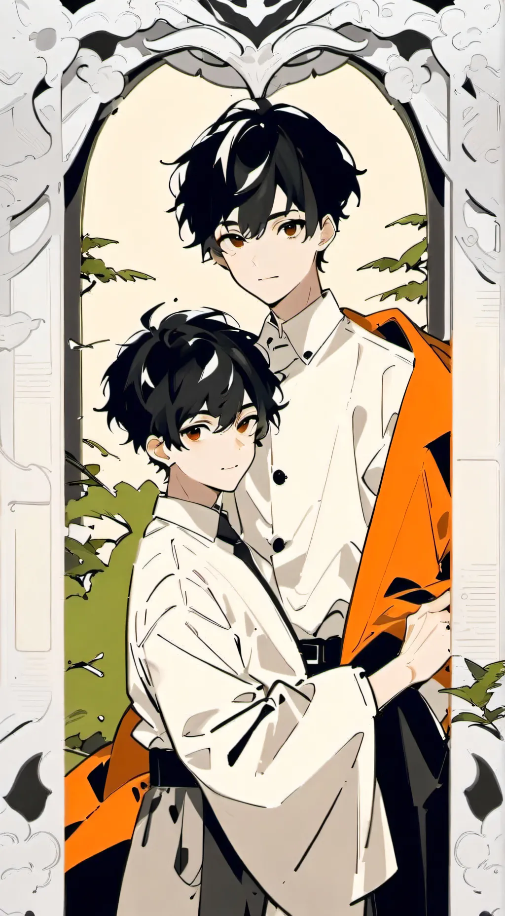ai character: tokito × genya background