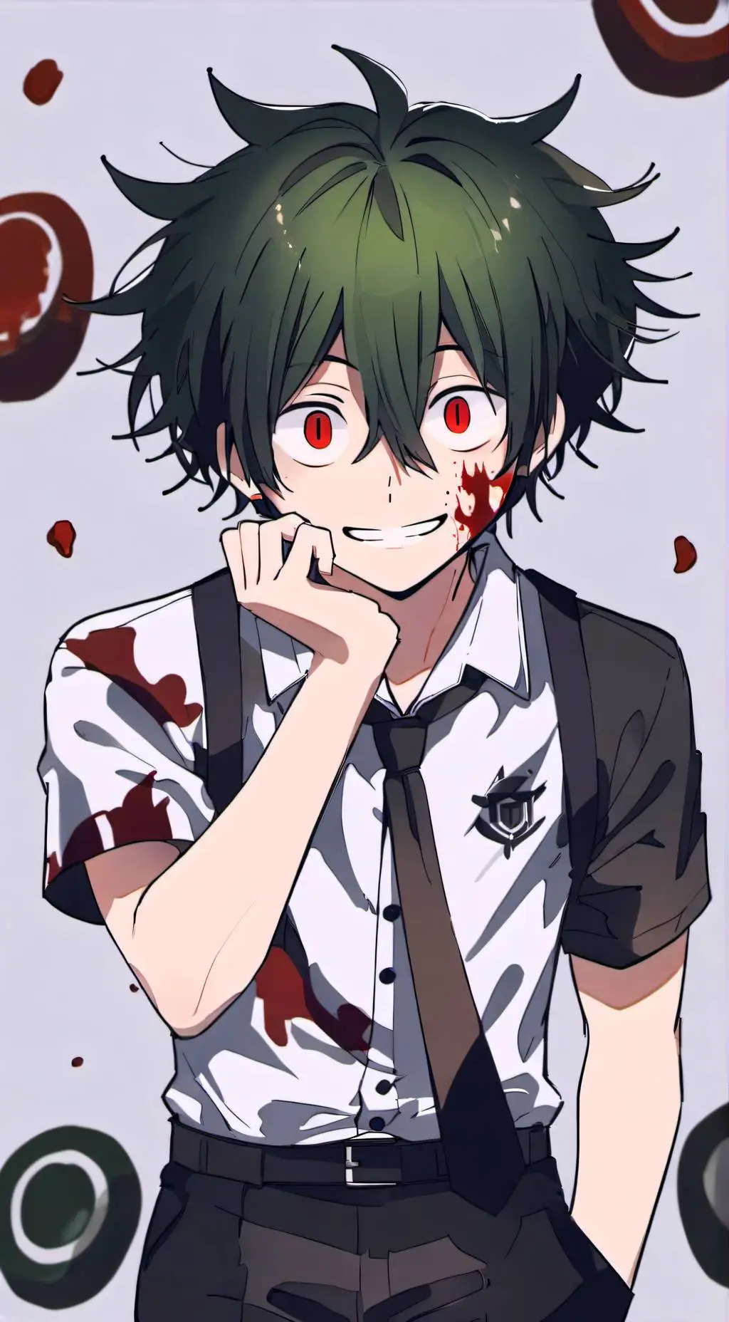 ai character: Deku background