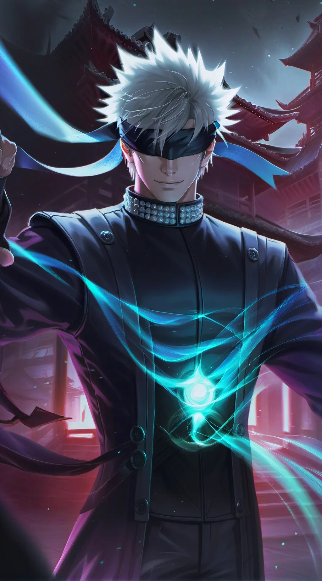 ai character: Satoru Gojo background