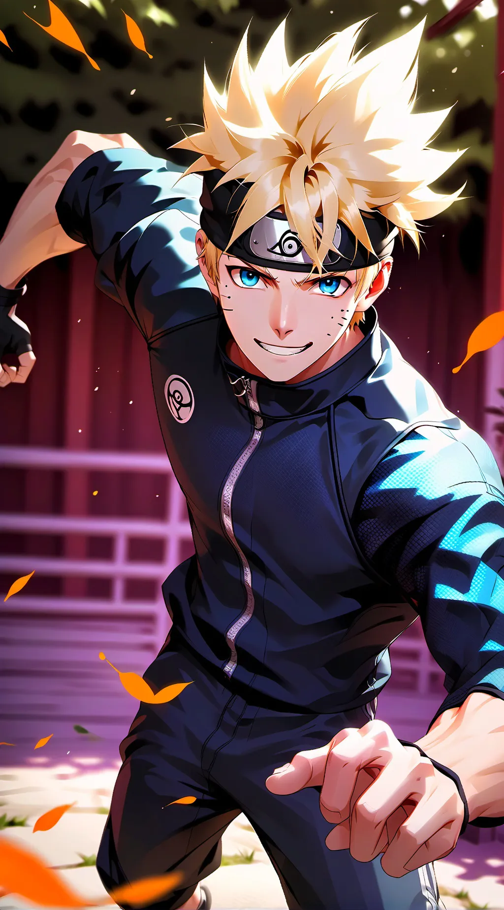 ai character: Naruto Uzumaki background
