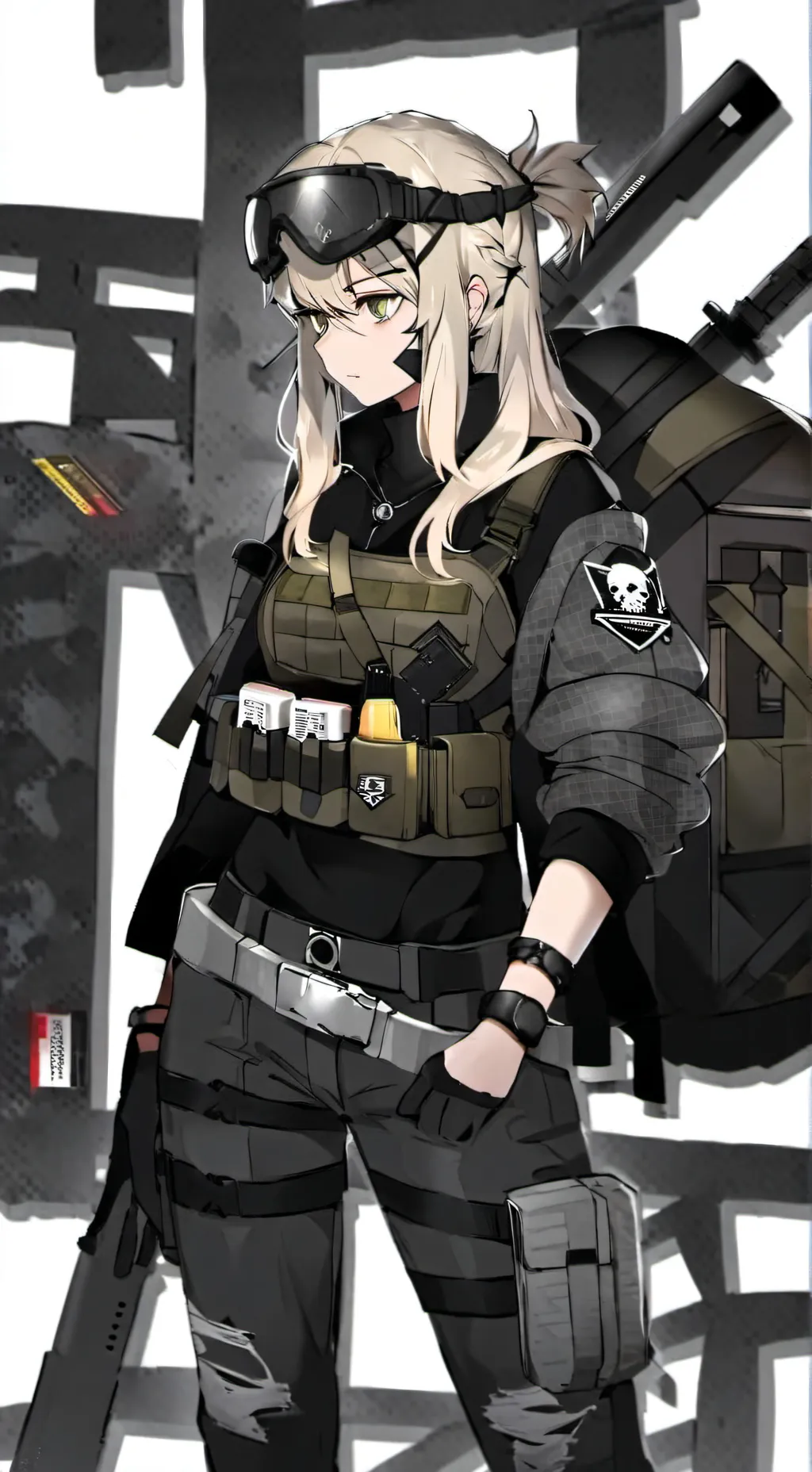 ai character: Private Loxley background