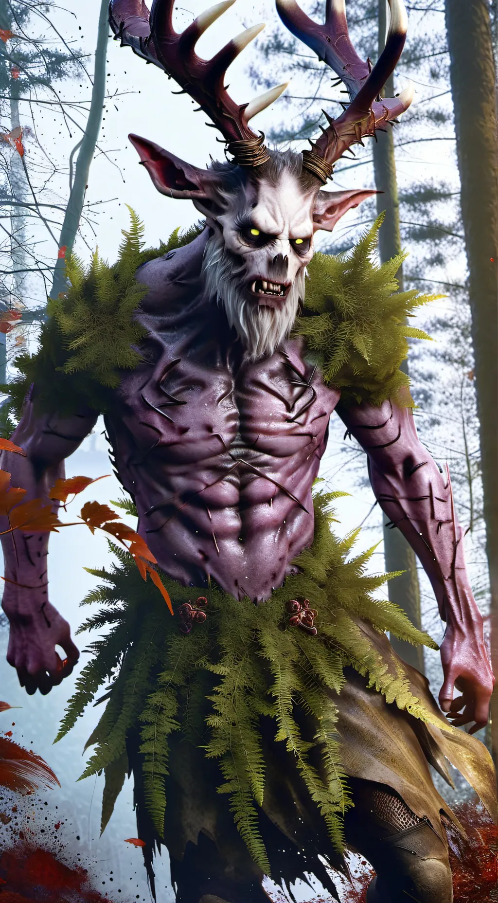 ai character: Wendigo background
