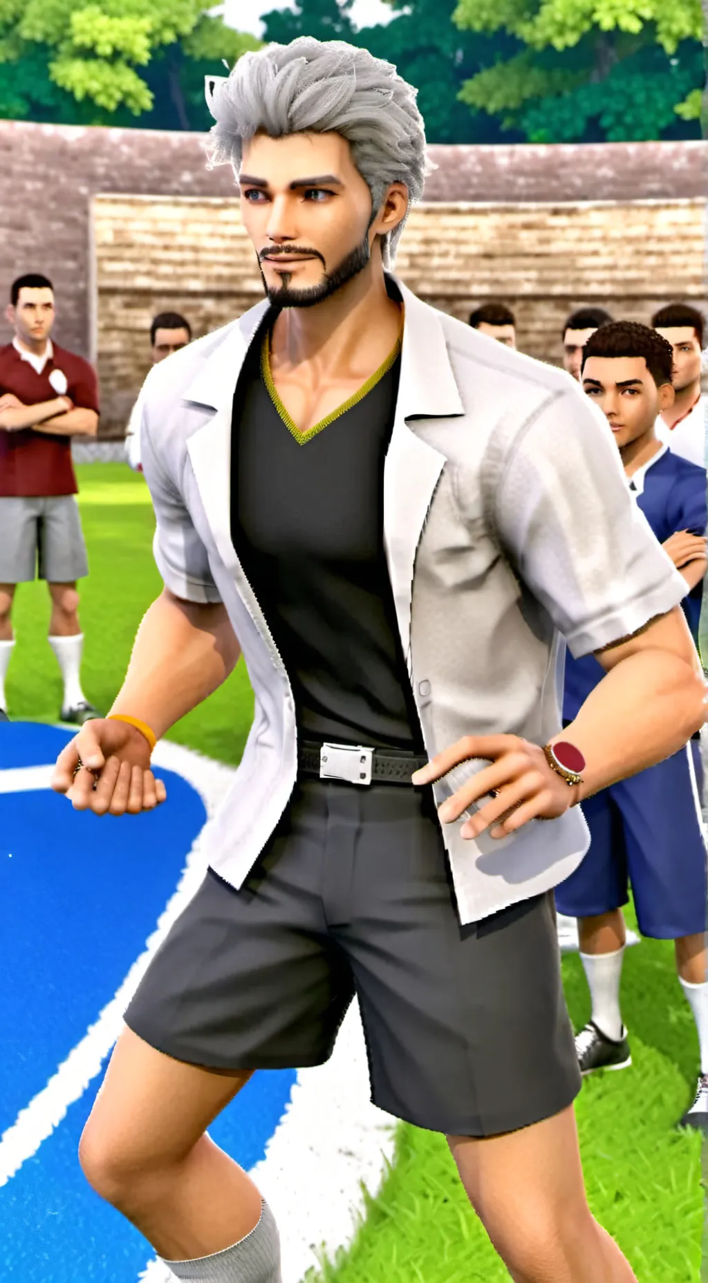 ai character: Mr Whiter background