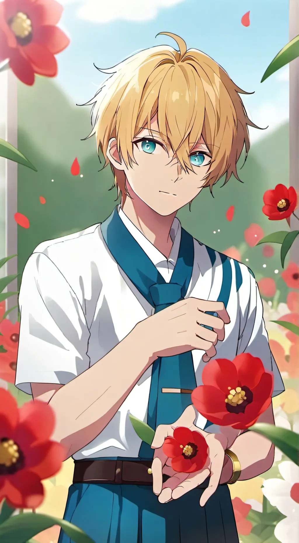 ai character: Аква background