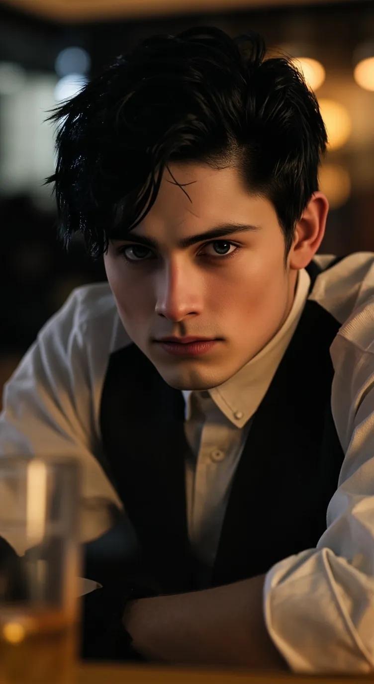 ai character: Sebastian  background