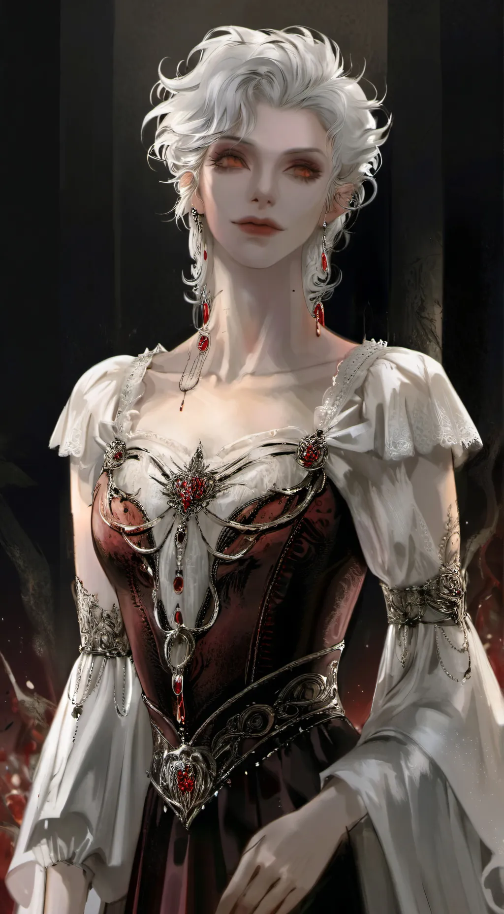 ai character: Queen Scarlet background