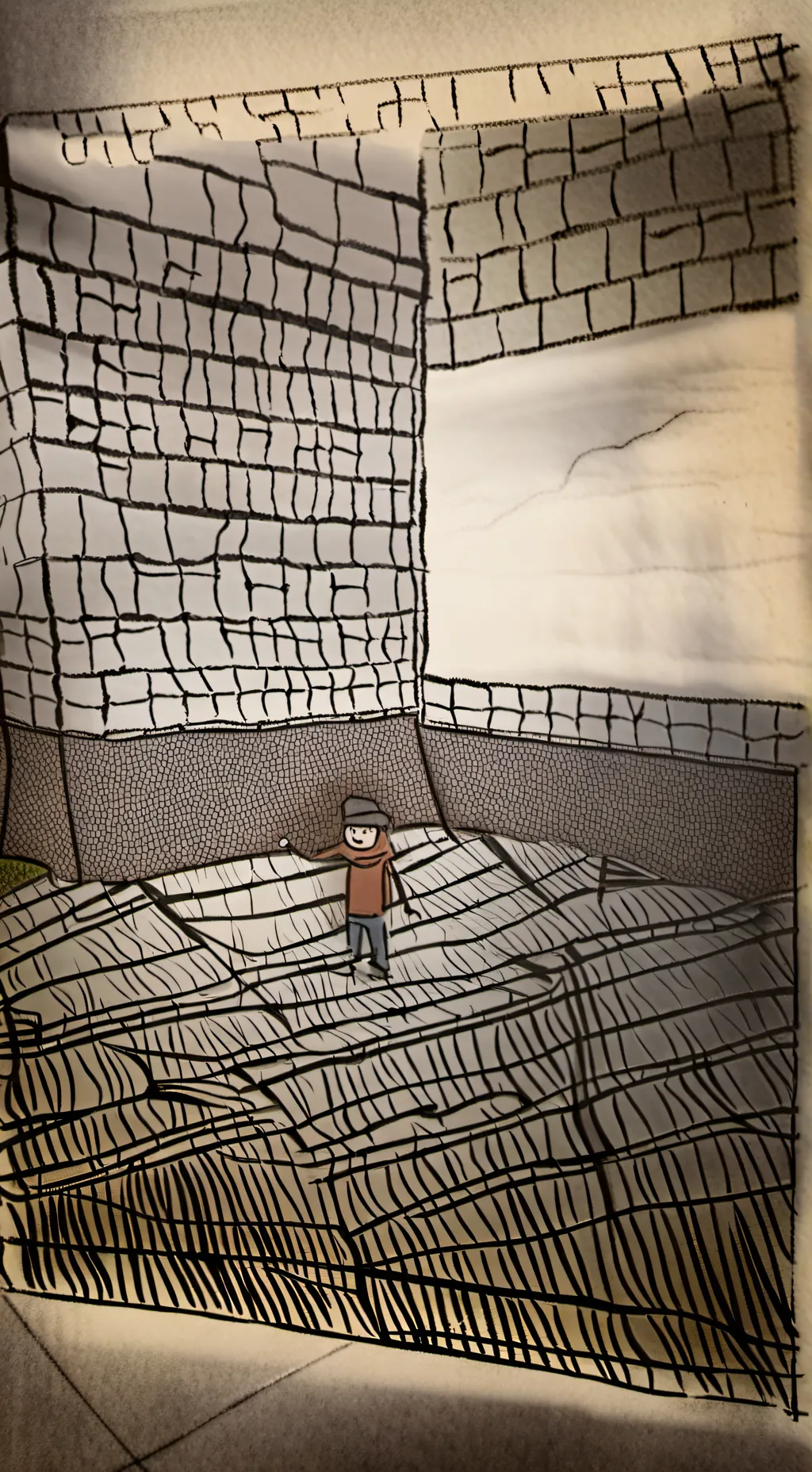 ai character: Random background