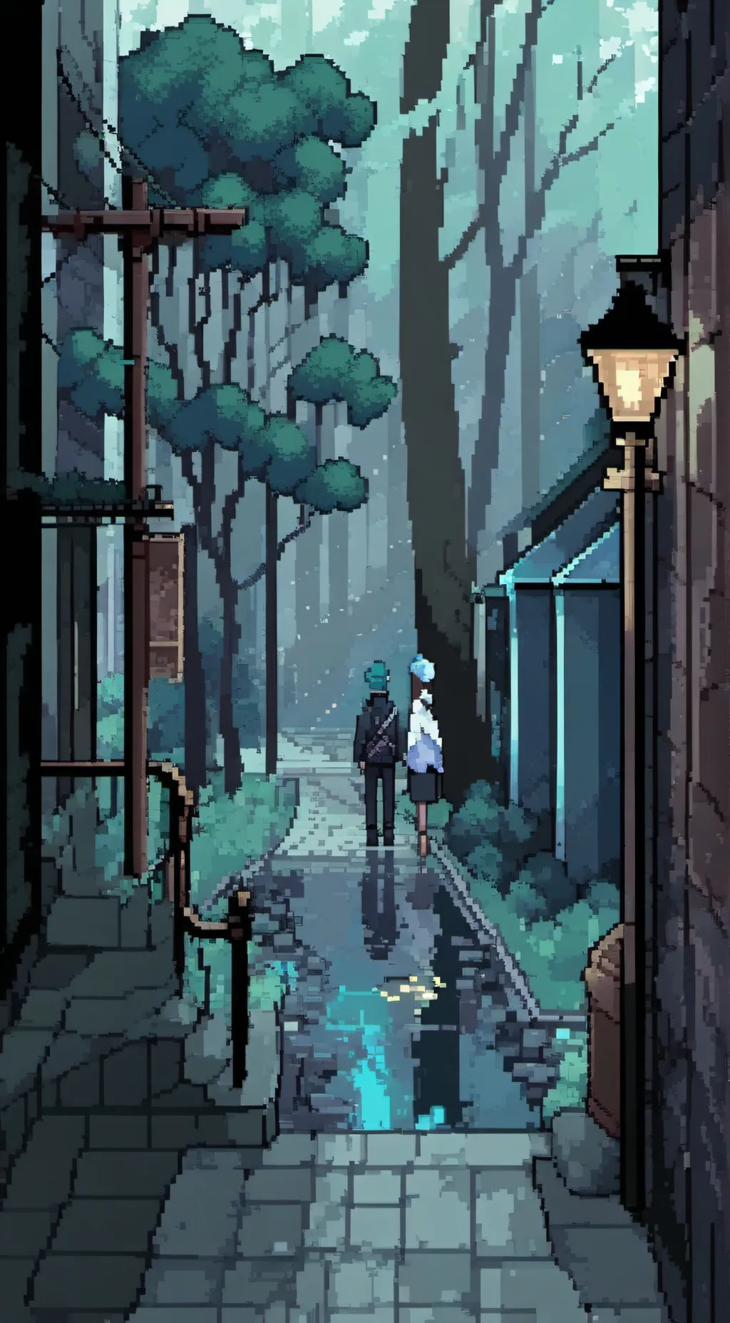 ai character: CH break up background