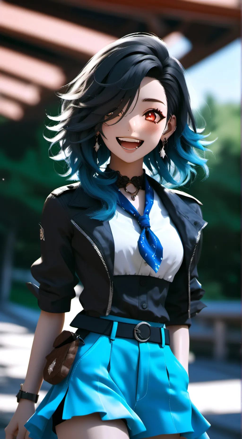 ai character: Sophia 🌺😁 background