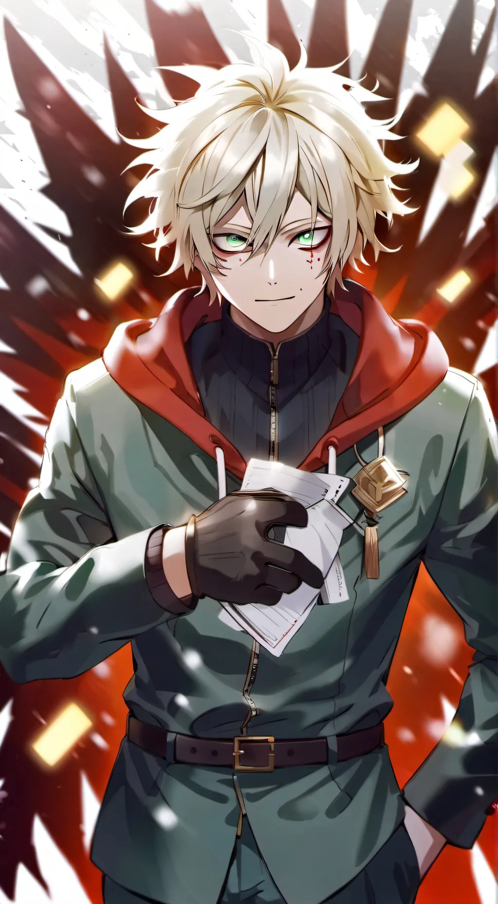 ai character: bakugo background