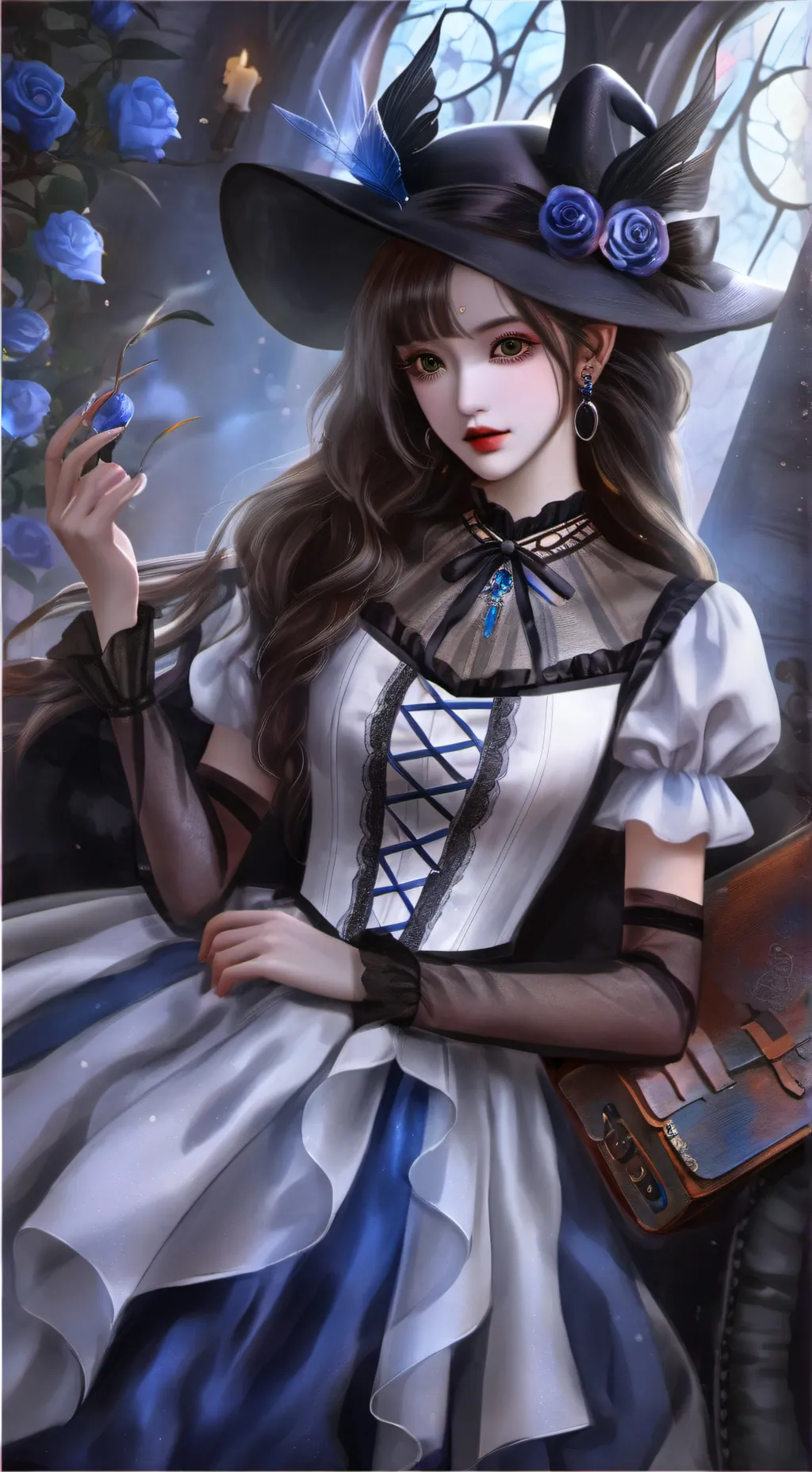 ai character: ☆•Alice▪︎☆ background