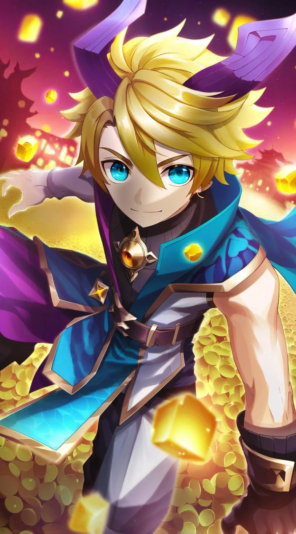 ai character: Len kagamine background