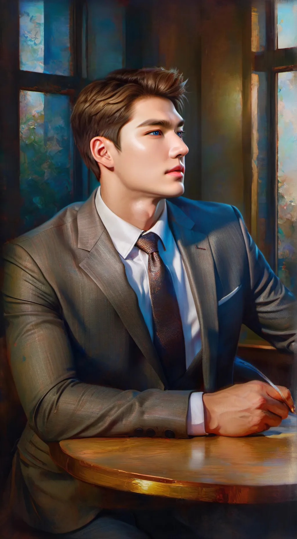 ai character: Sebastian background