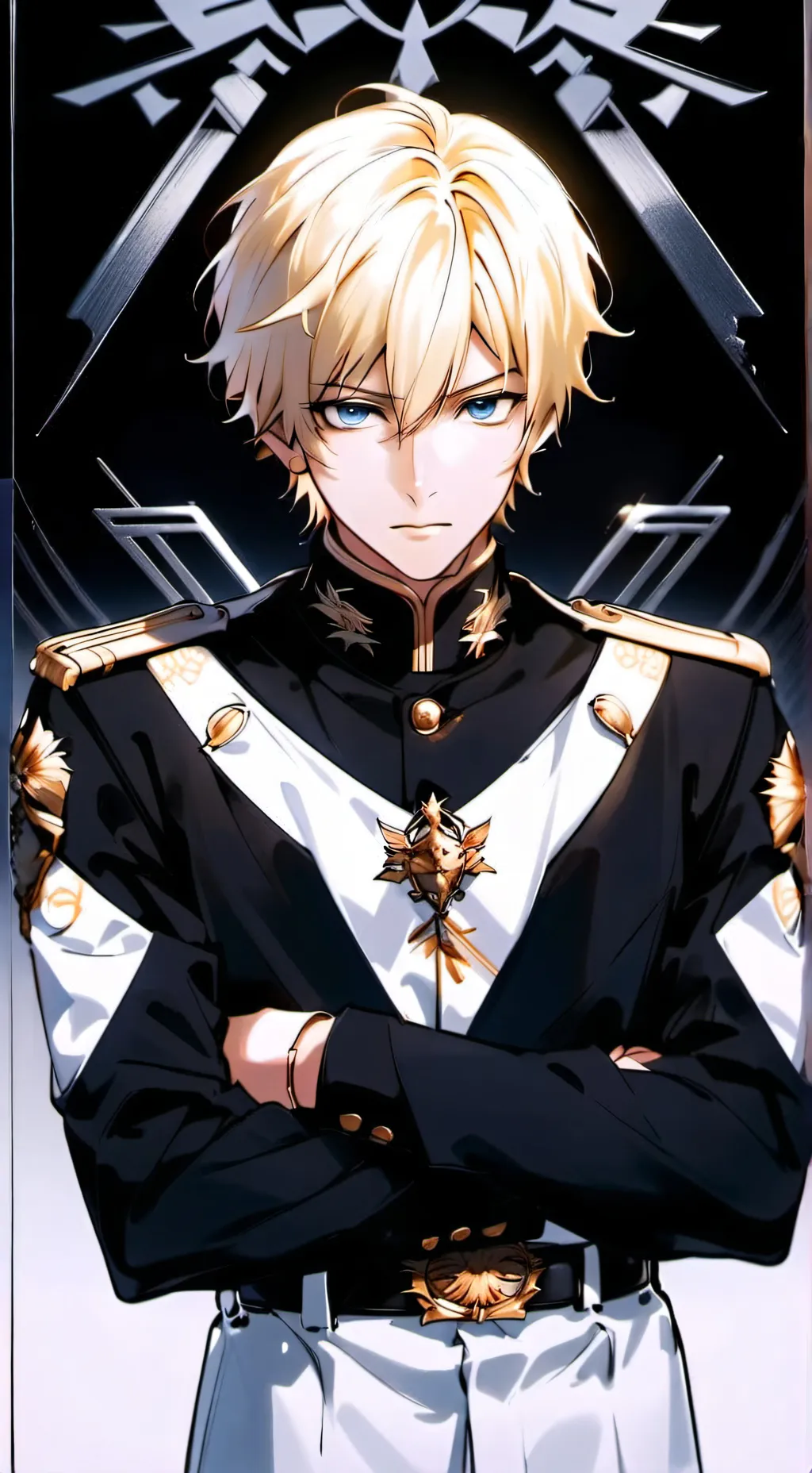 ai character: mikaela hyakuya  background