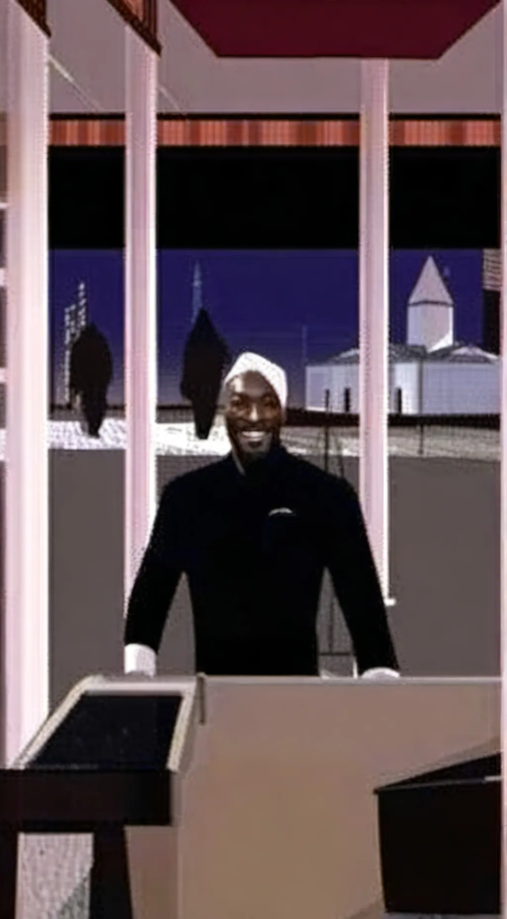 ai character: hombre fino background