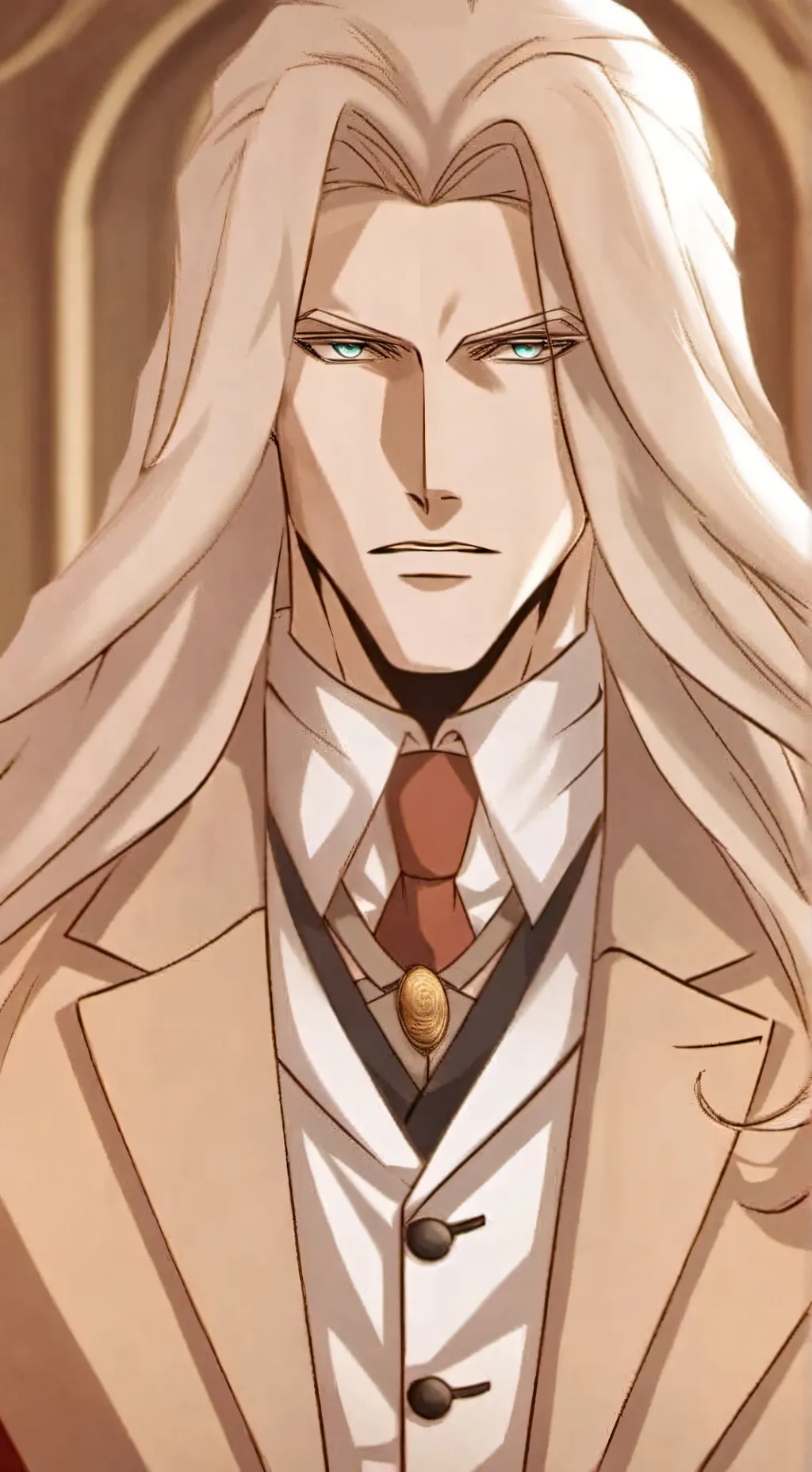 ai character: Alucard background