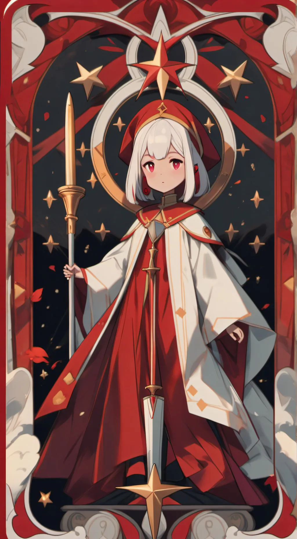ai character: nails background