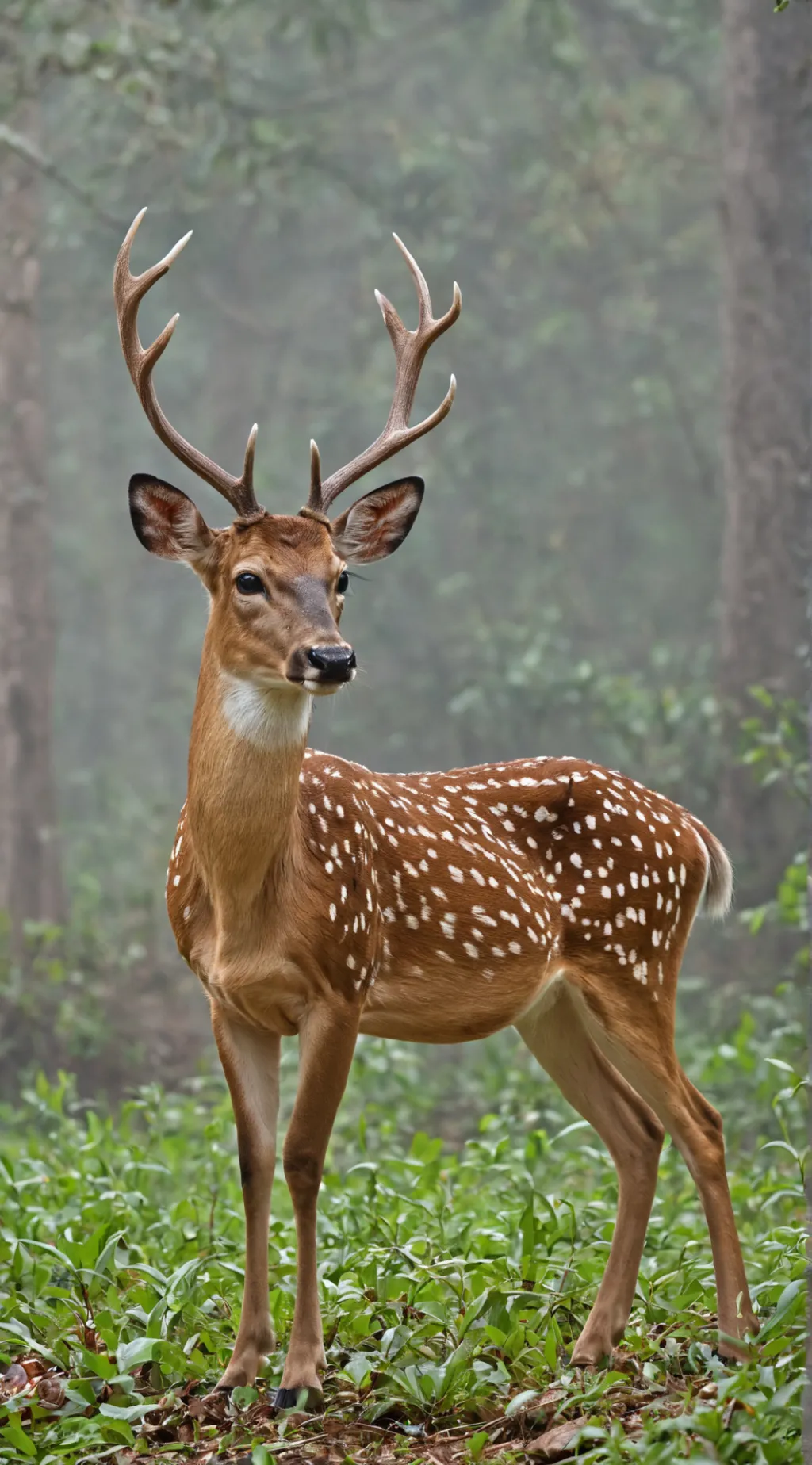 ai character: Chital Deer background