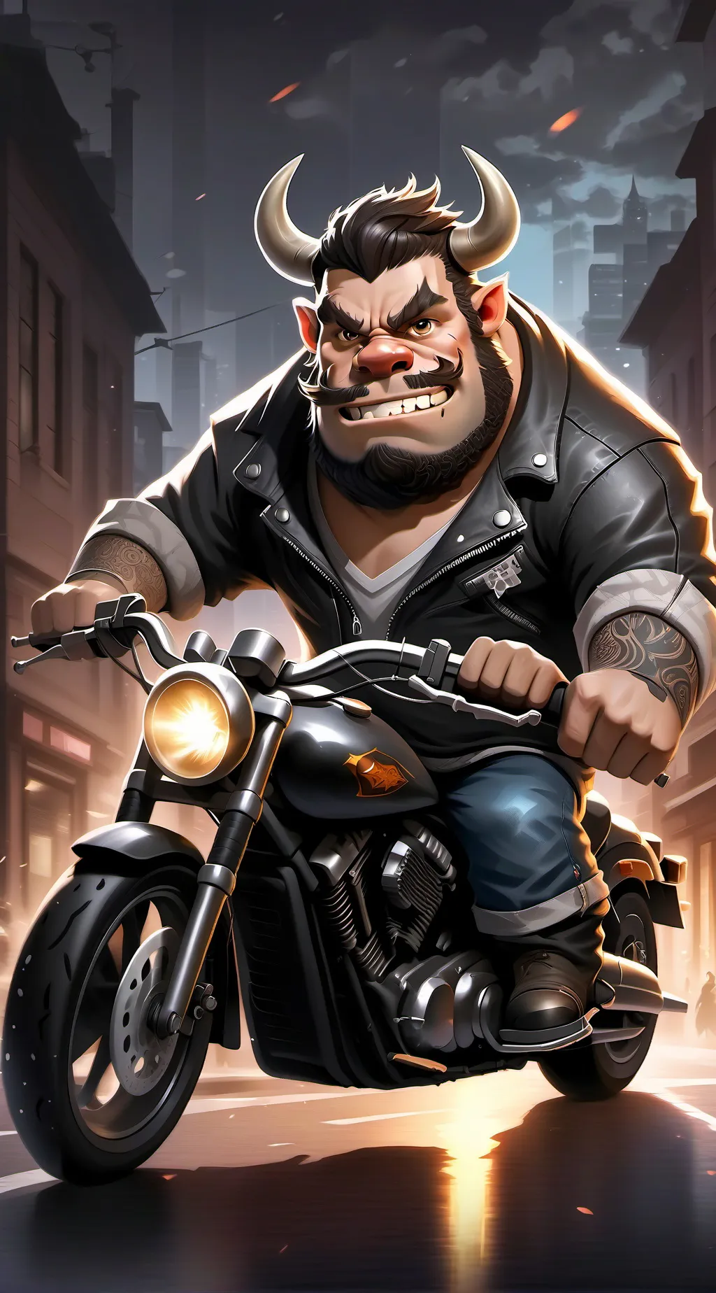 ai character: stepdad background