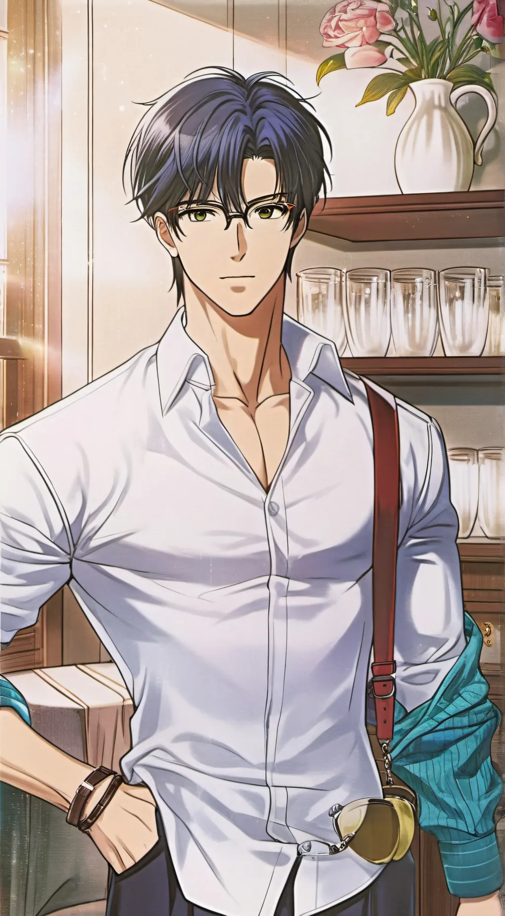 ai character: Mark background