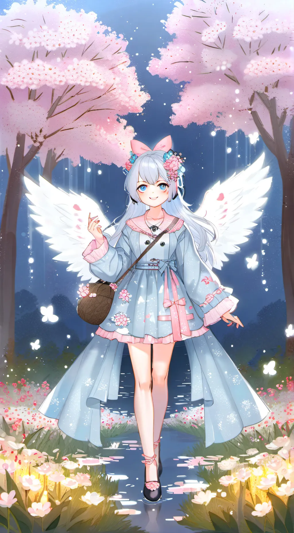 ai character: Luna background