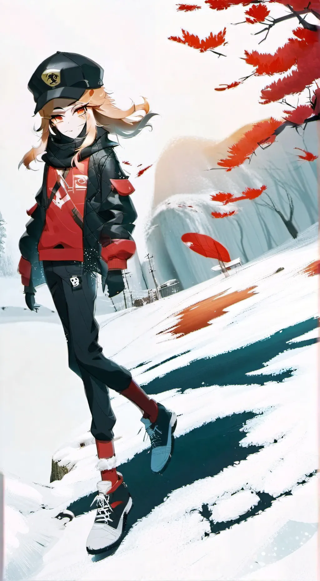 ai character: Angie  background