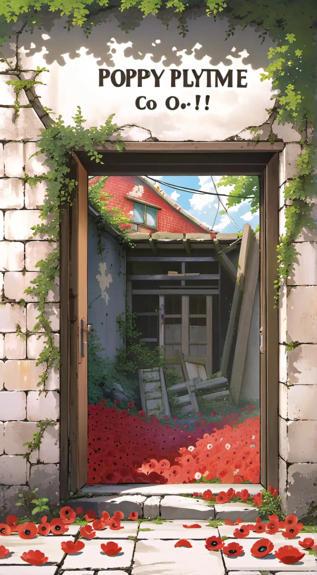 ai character: Poppy Playtime!!  background