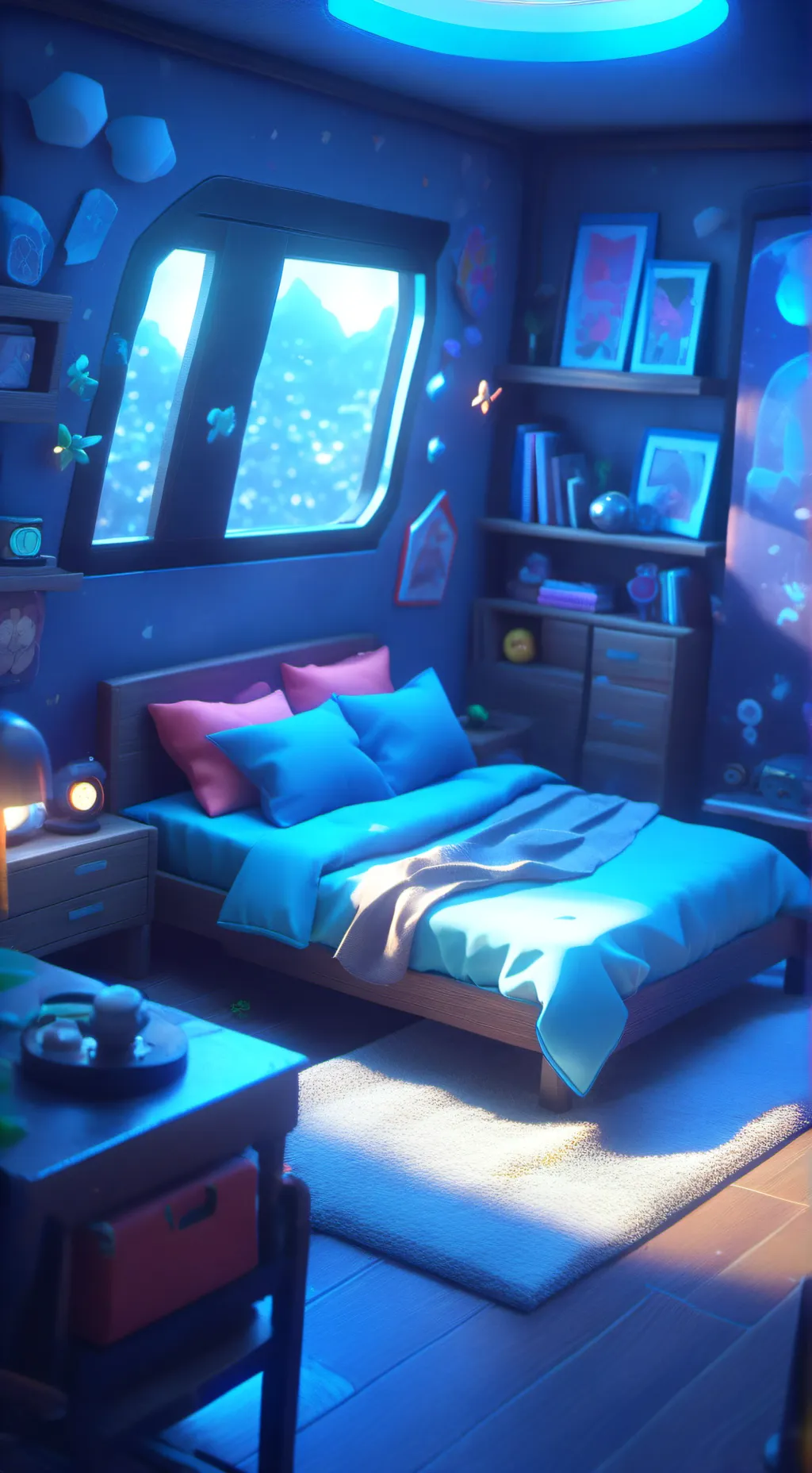ai character: unfix room background