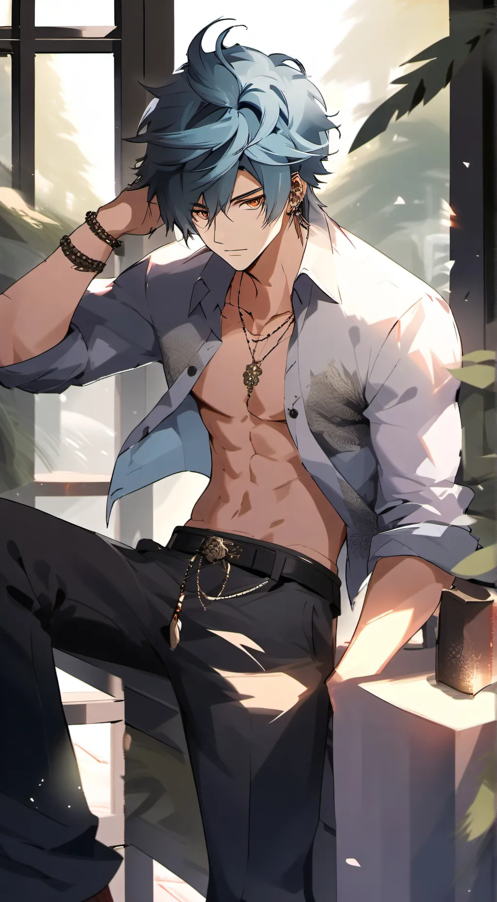 ai character: Leo background