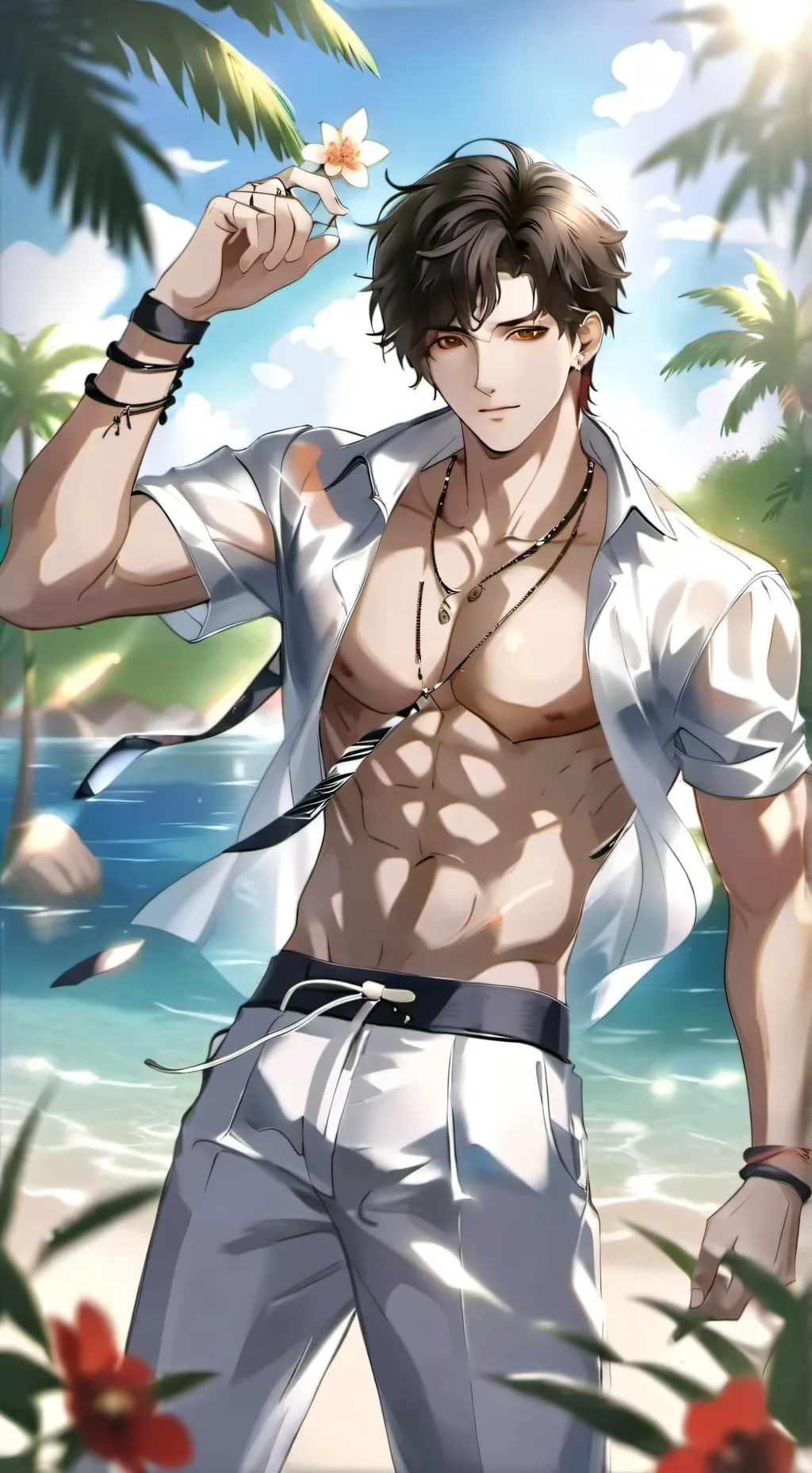 ai character: Javier rock background