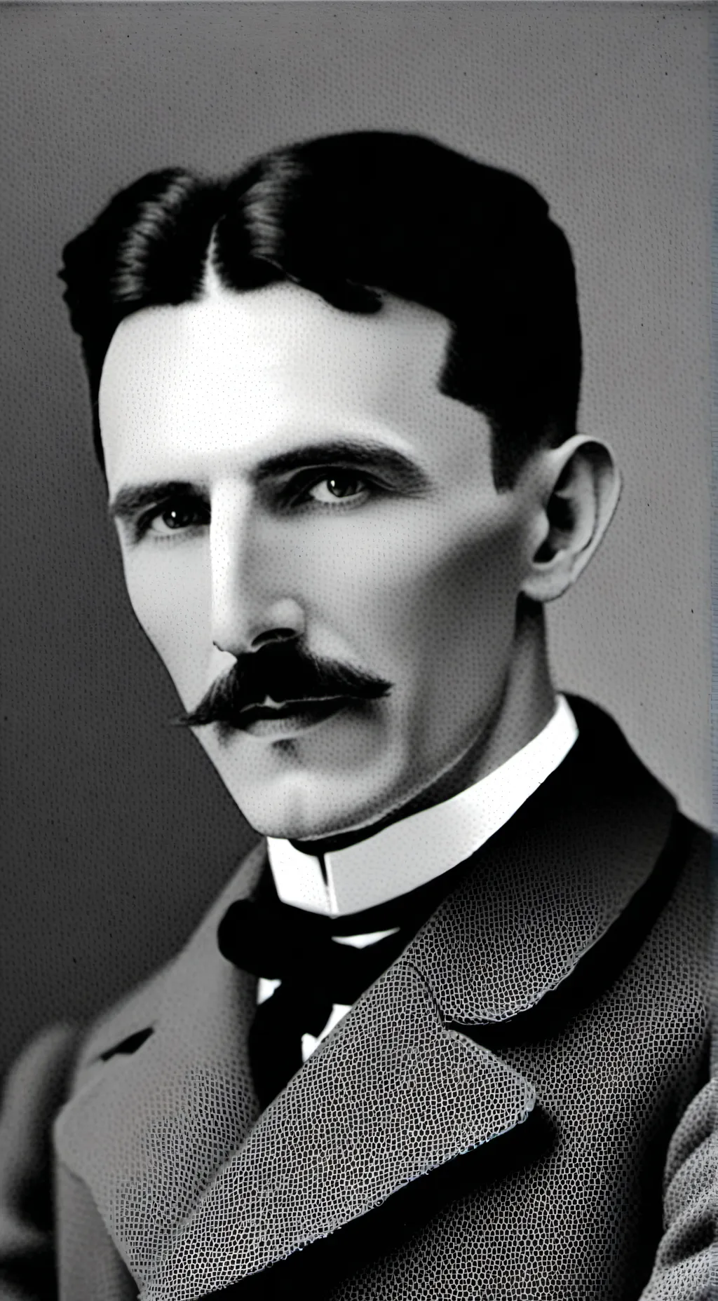 ai character: Nicola Tesla background